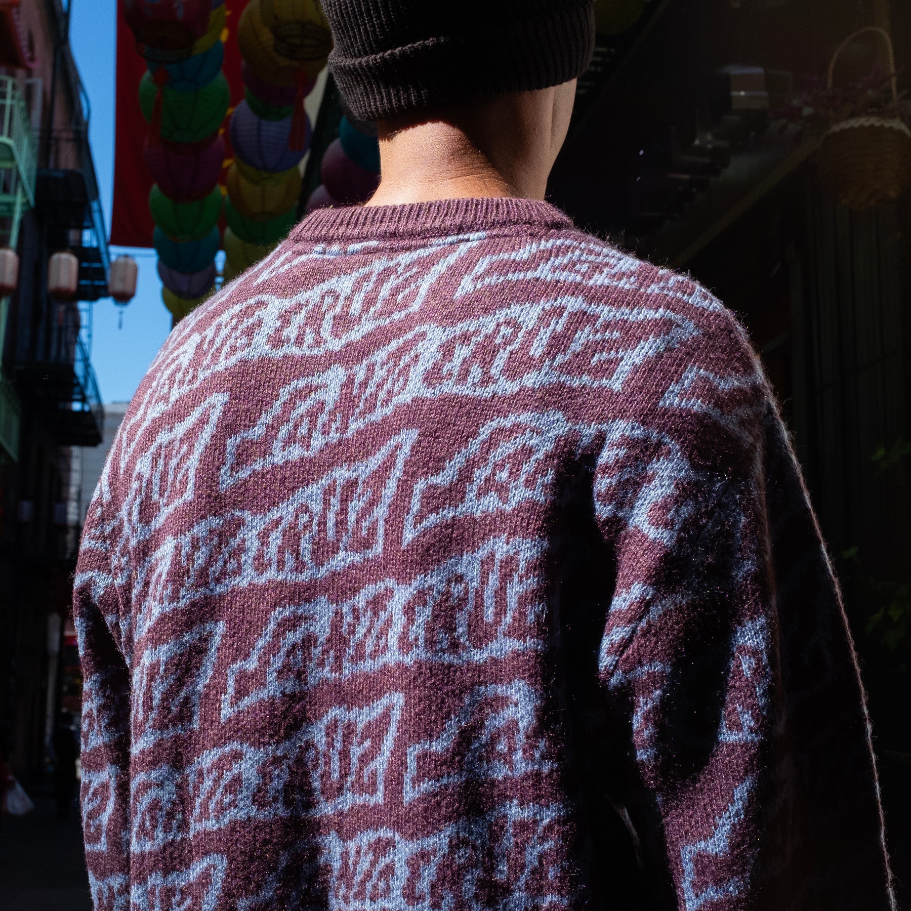Creep Repeat Mens Santa Cruz Crew Sweater - Image 6