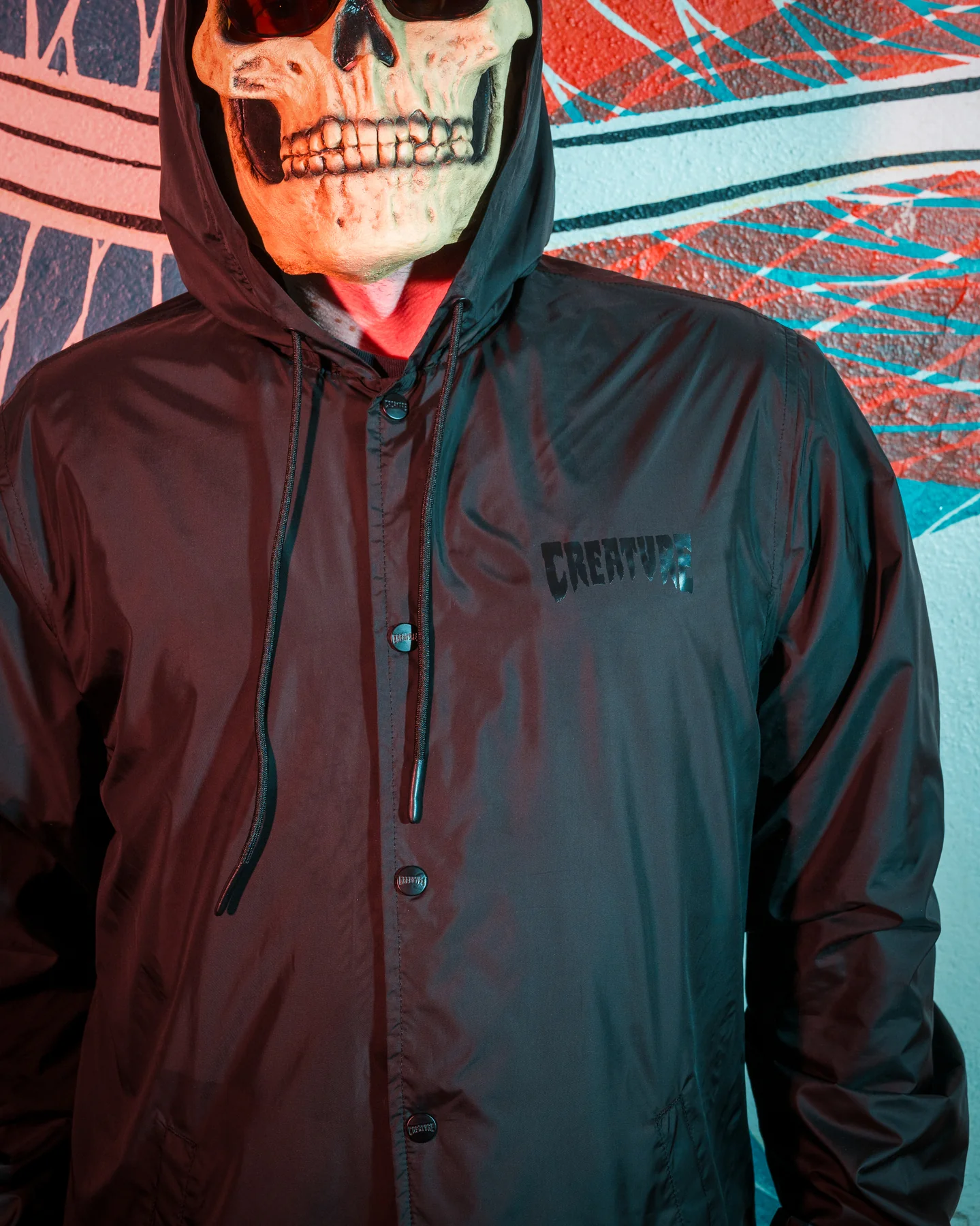 CRTR Mens Creature Coach Windbreaker - Image 5