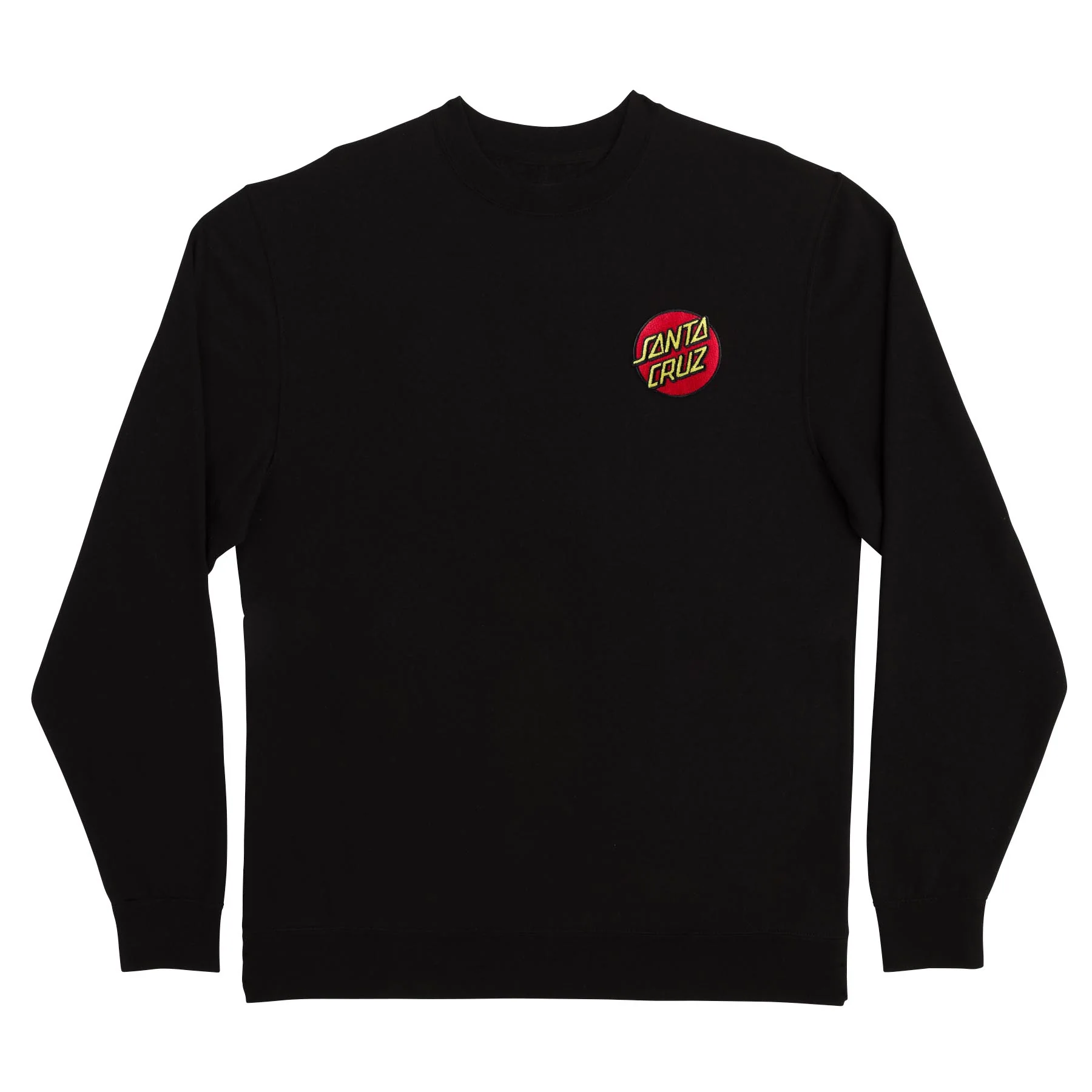 Cruz Embroidered Mens Santa Cruz Crew Neck Sweatshirt - Image 3