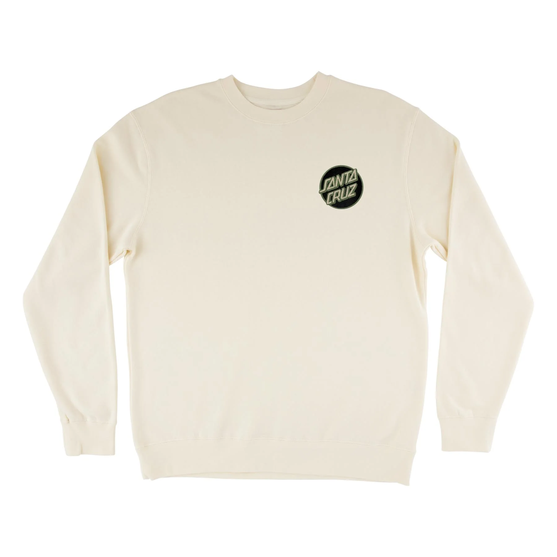 Cruz Embroidered Mens Santa Cruz Crew Neck Sweatshirt - Image 5