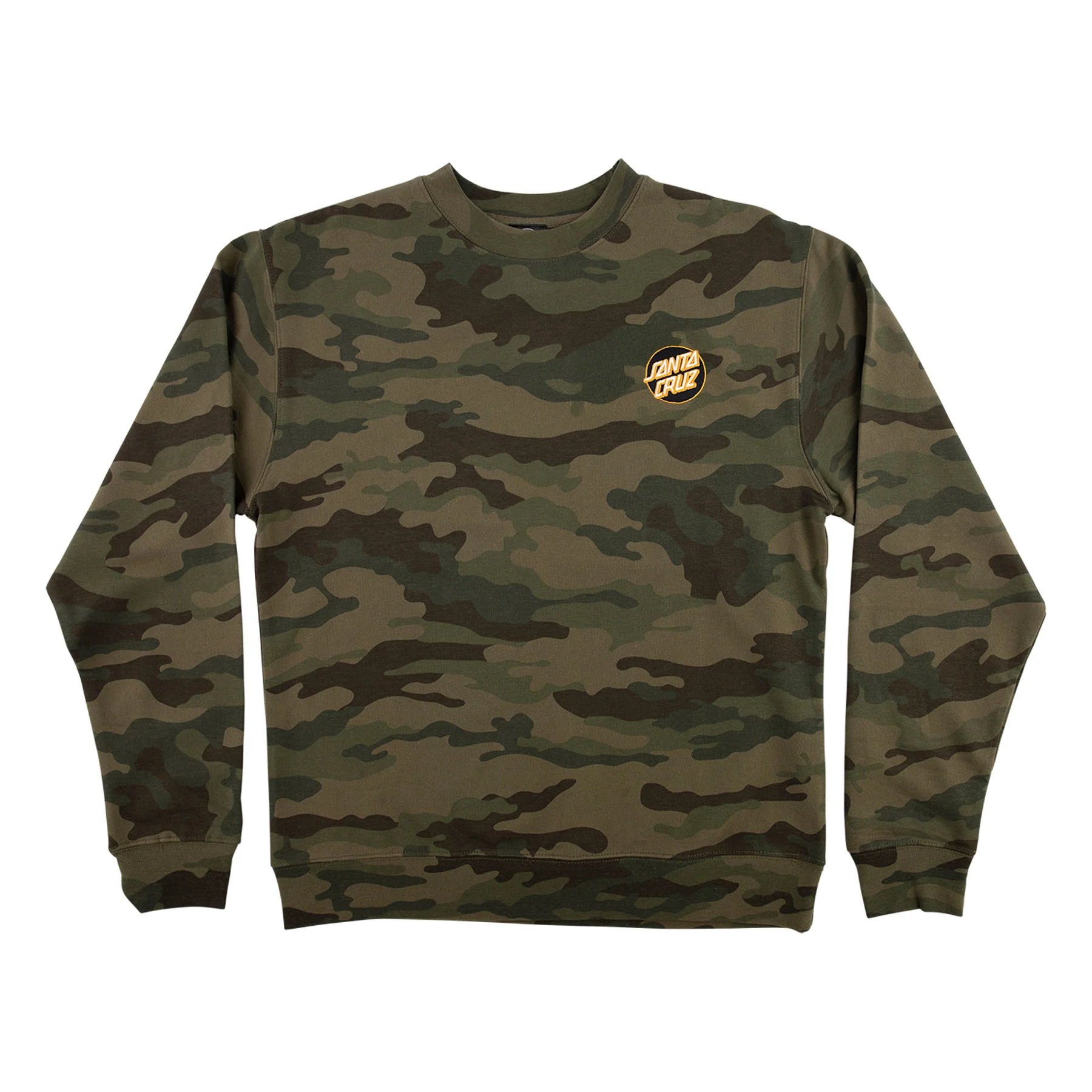 Cruz Embroidered Mens Santa Cruz Crew Neck Sweatshirt - Image 7