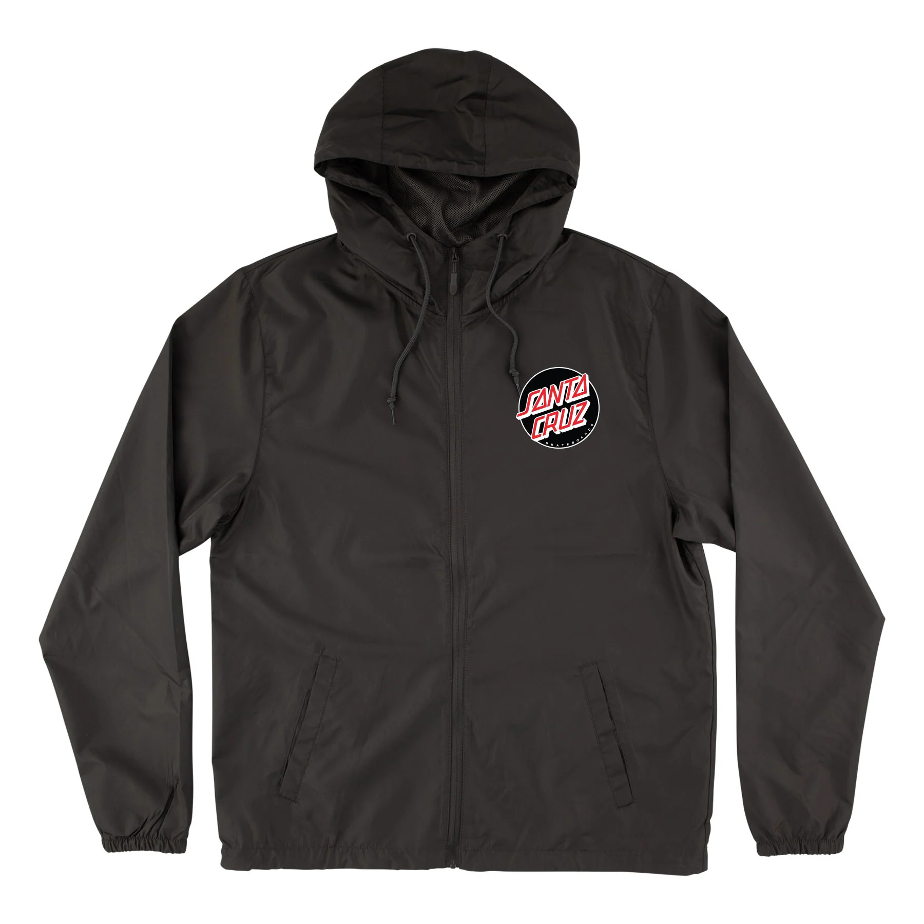 Cruz Hooded Mens Santa Cruz Windbreaker - Image 4