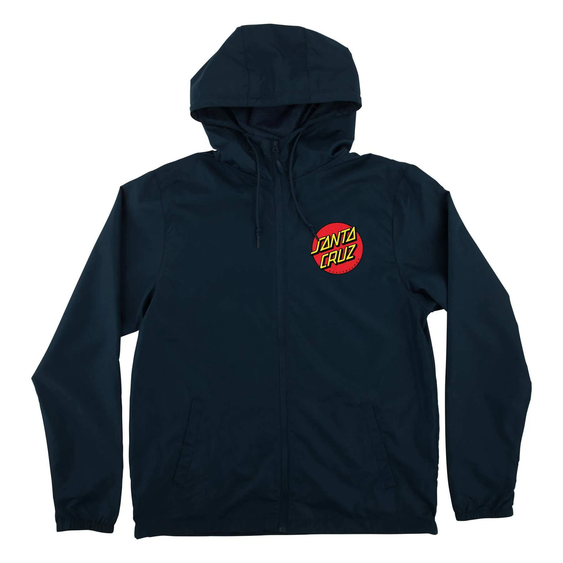 Cruz Hooded Mens Santa Cruz Windbreaker - Image 6