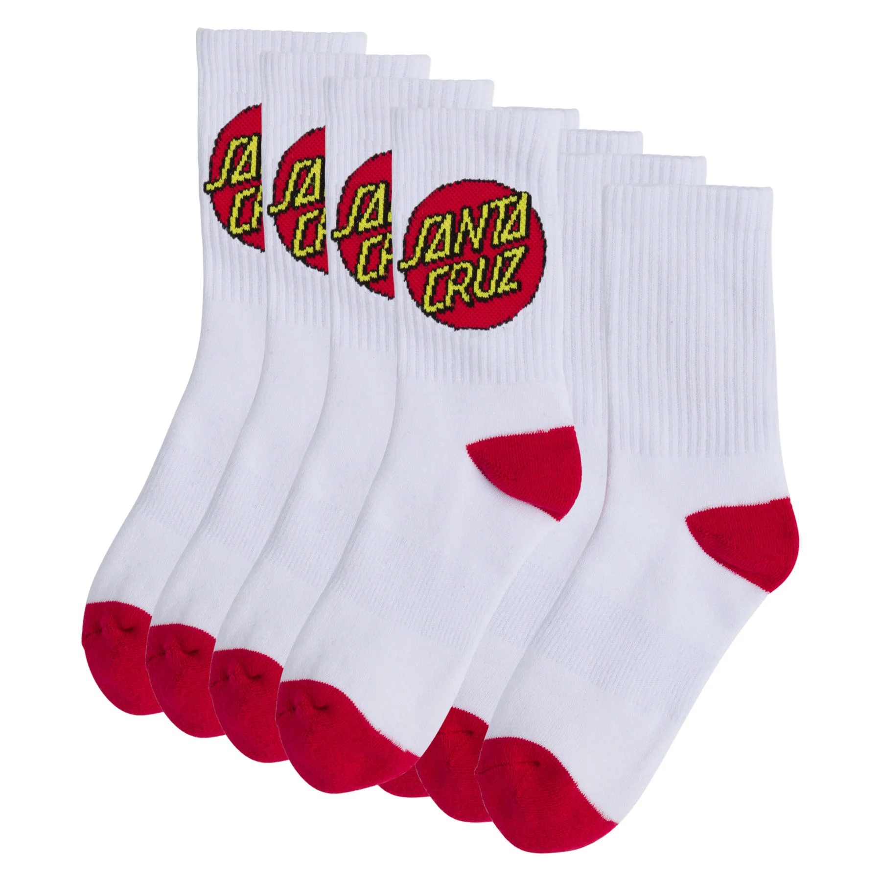 Cruz Youth Santa Cruz Socks X4 Pairs - Image 3