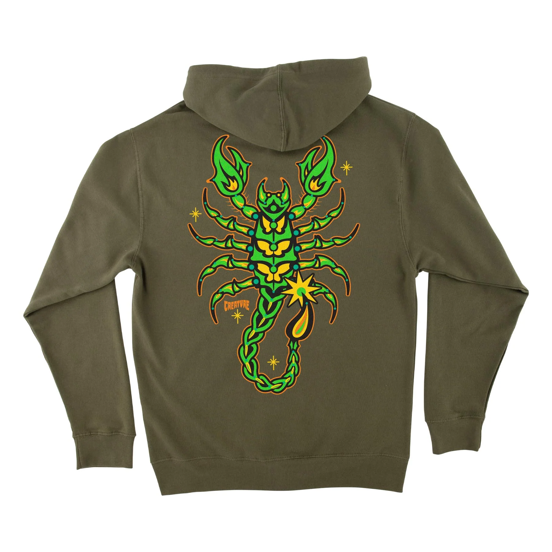 Deadly Sands Mens Creature Zip Hoodie - Image 2