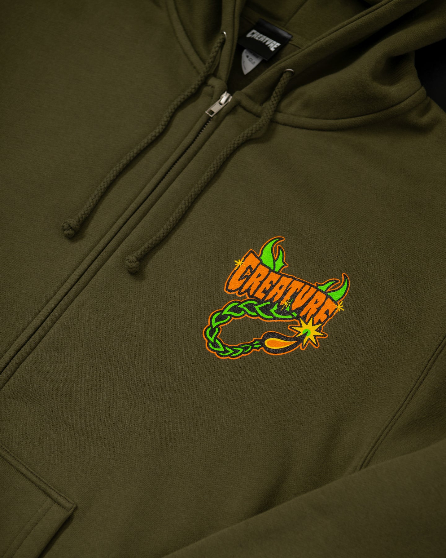 Deadly Sands Mens Creature Zip Hoodie - Image 3