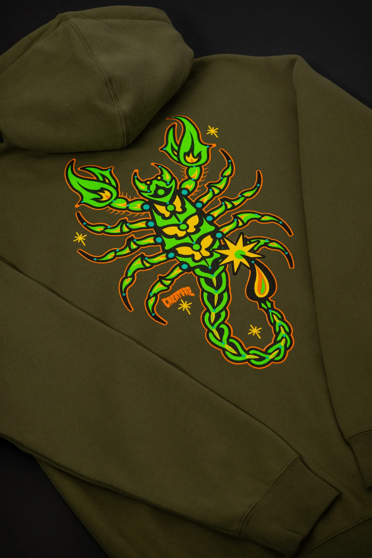 Deadly Sands Mens Creature Zip Hoodie - Image 4