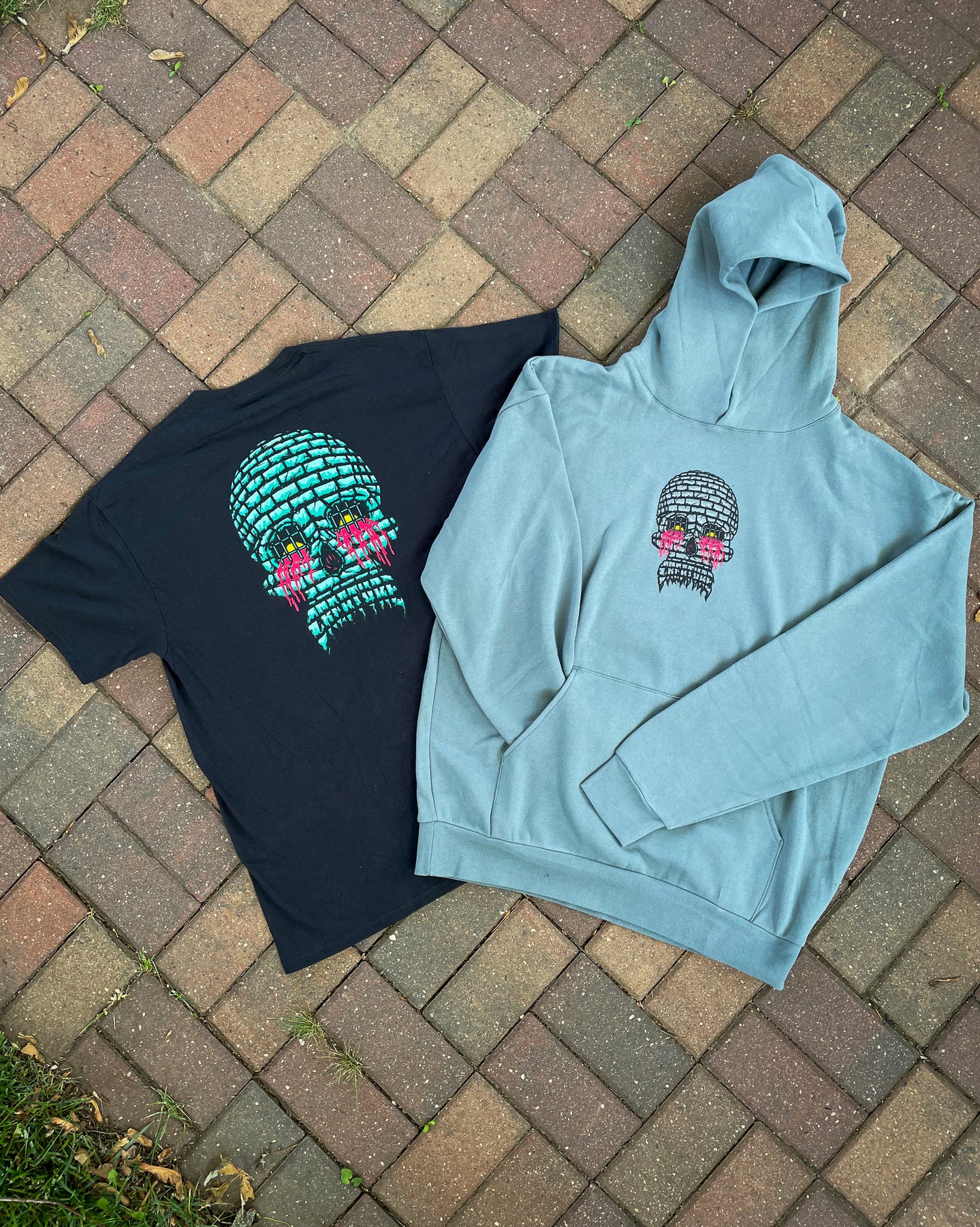 Doom Skull Mens Creature Hoodie - Image 5