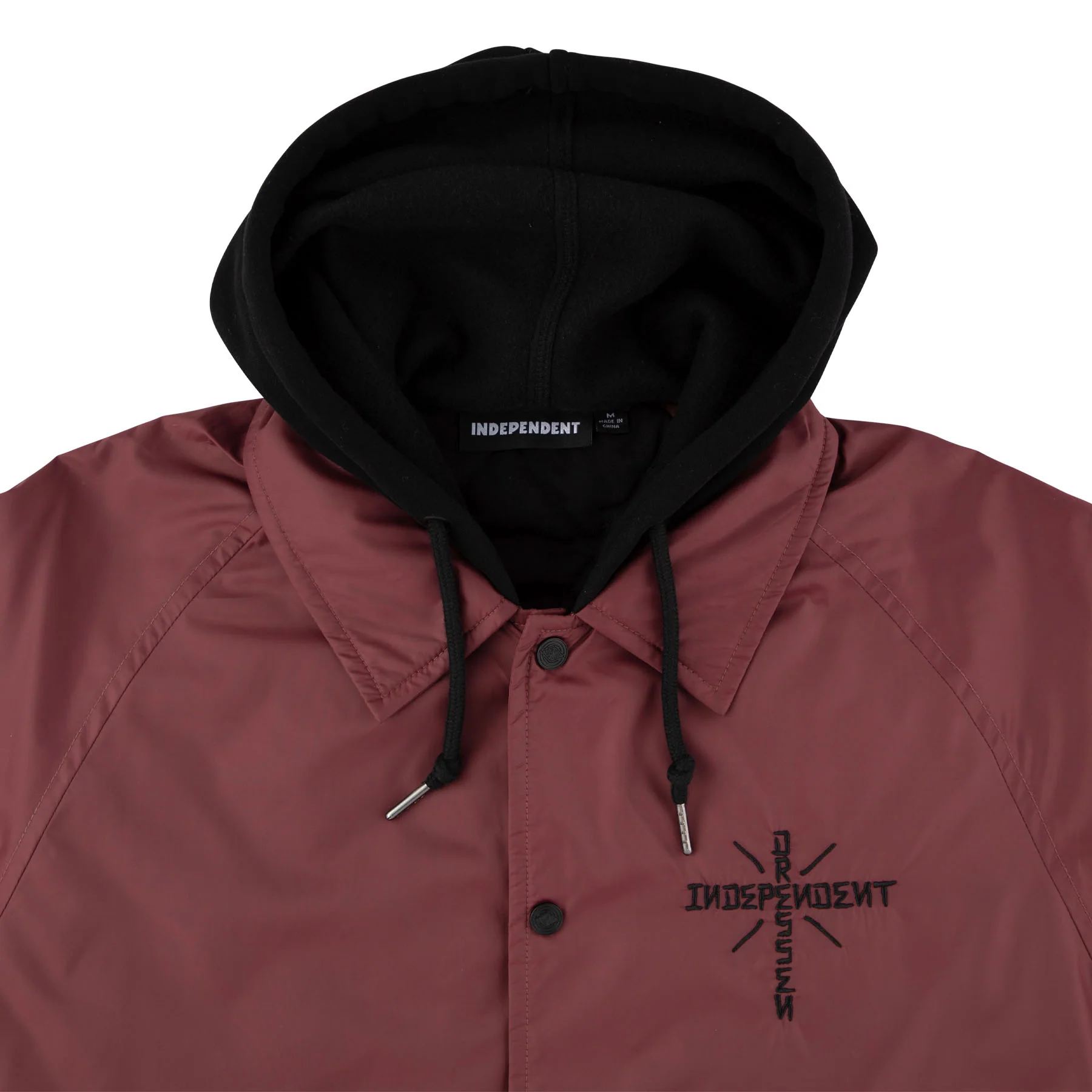 Dressen Skull Rose Mens Independent Windbreaker - Image 10