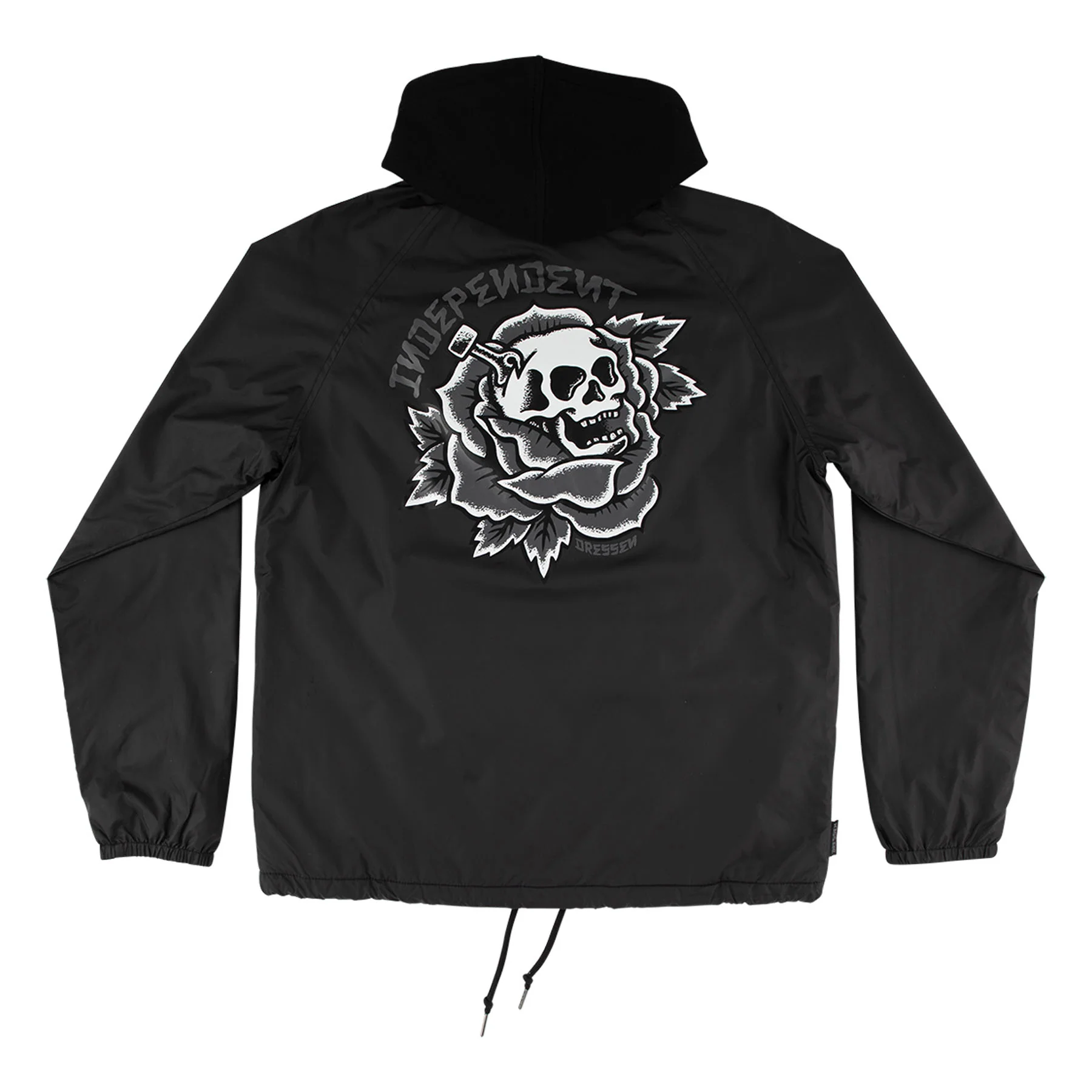 Dressen Skull Rose Mens Independent Windbreaker - Image 2