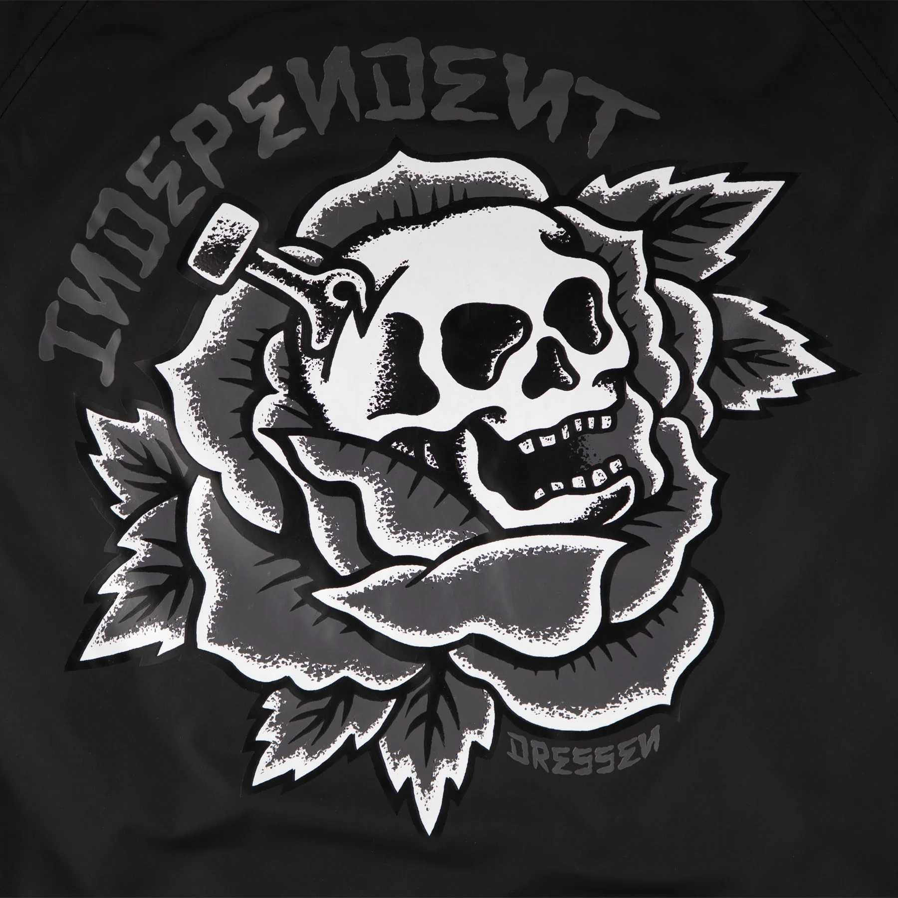 Dressen Skull Rose Mens Independent Windbreaker - Image 5