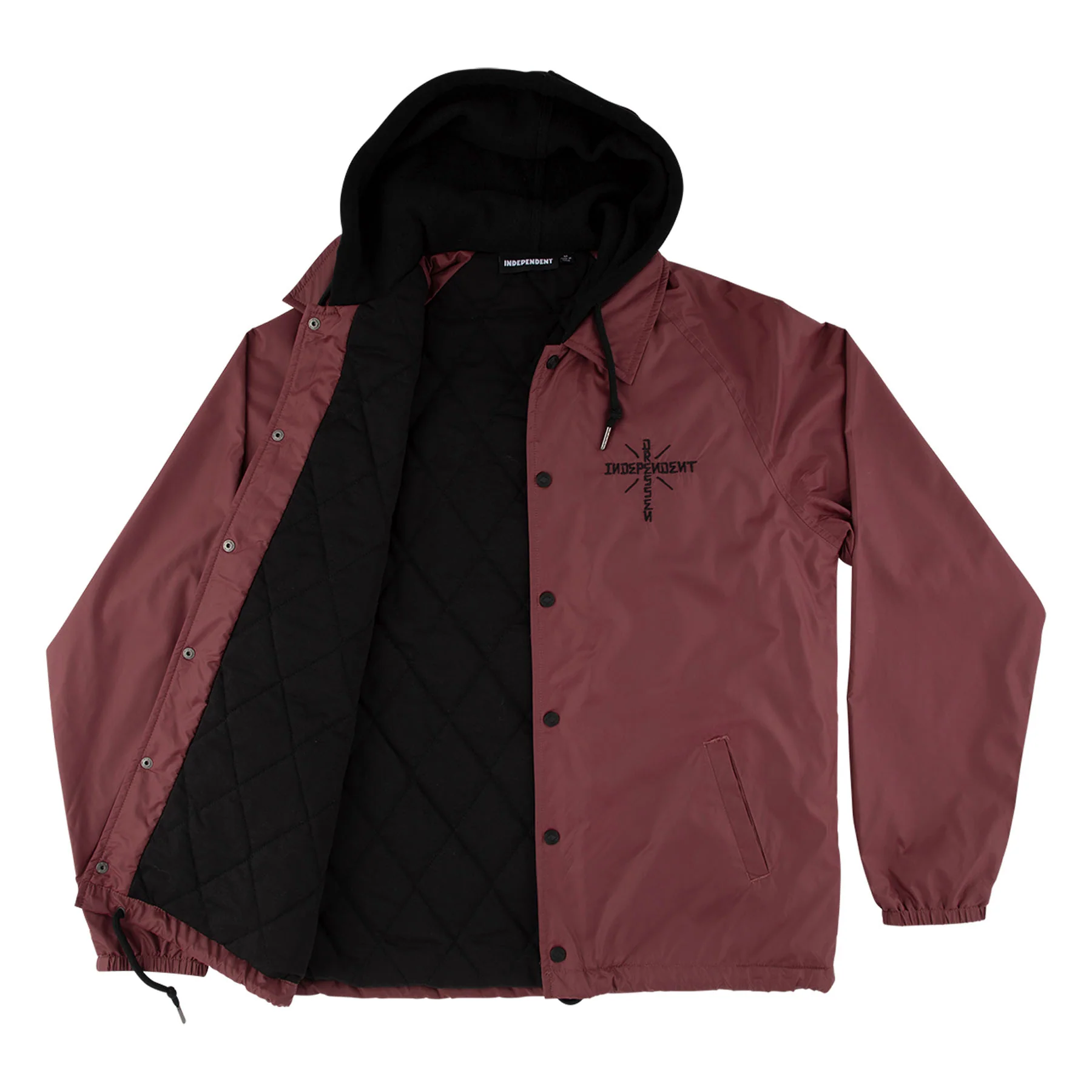 Dressen Skull Rose Mens Independent Windbreaker - Image 9