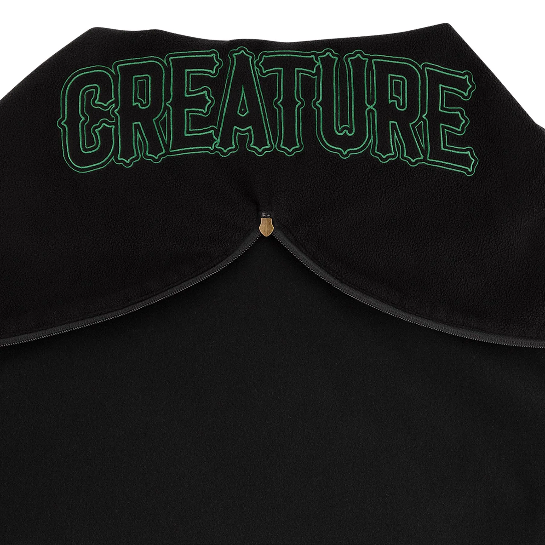 Drop Out Mens Creature Hooded Varsity Jacket - Image 4