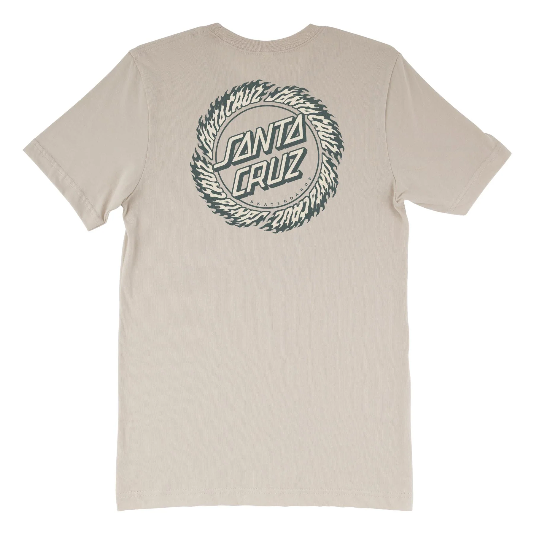 Flame Ringed Dot Womens Santa Cruz T-Shirt - Image 3