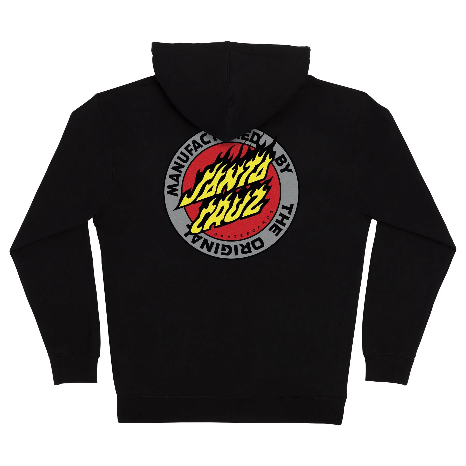 Flamed MFG Dot Mens Santa Cruz Zip Hoodie - Image 2