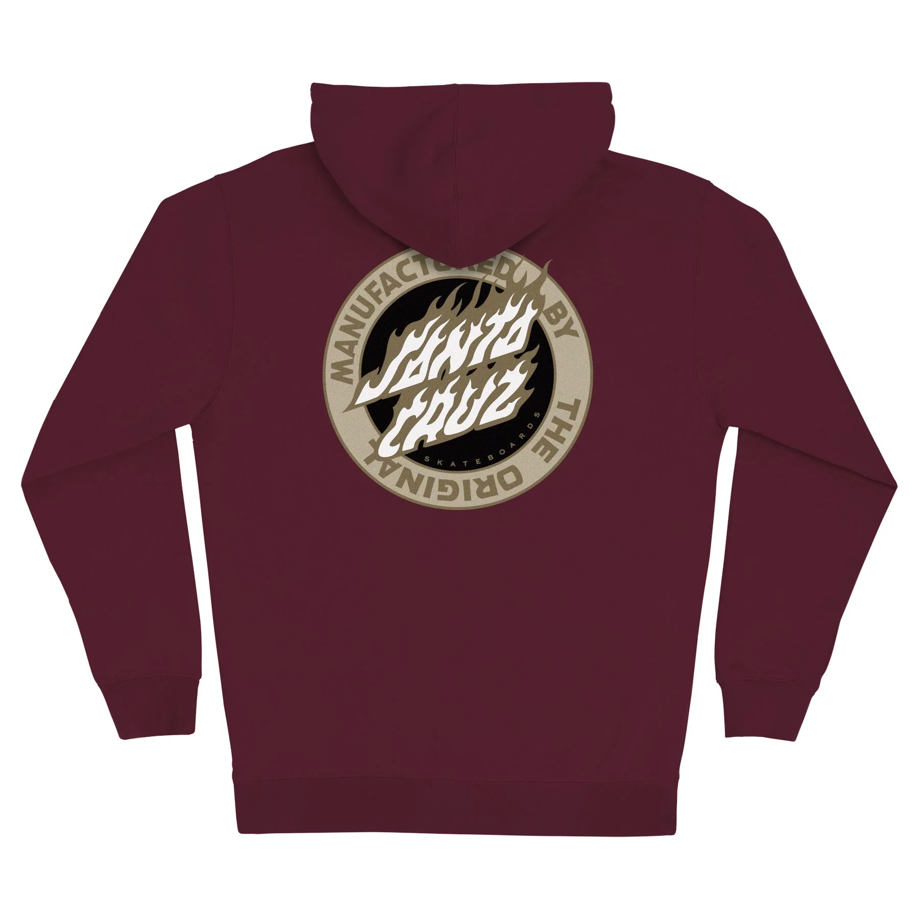 Flamed MFG Dot Mens Santa Cruz Zip Hoodie - Image 4