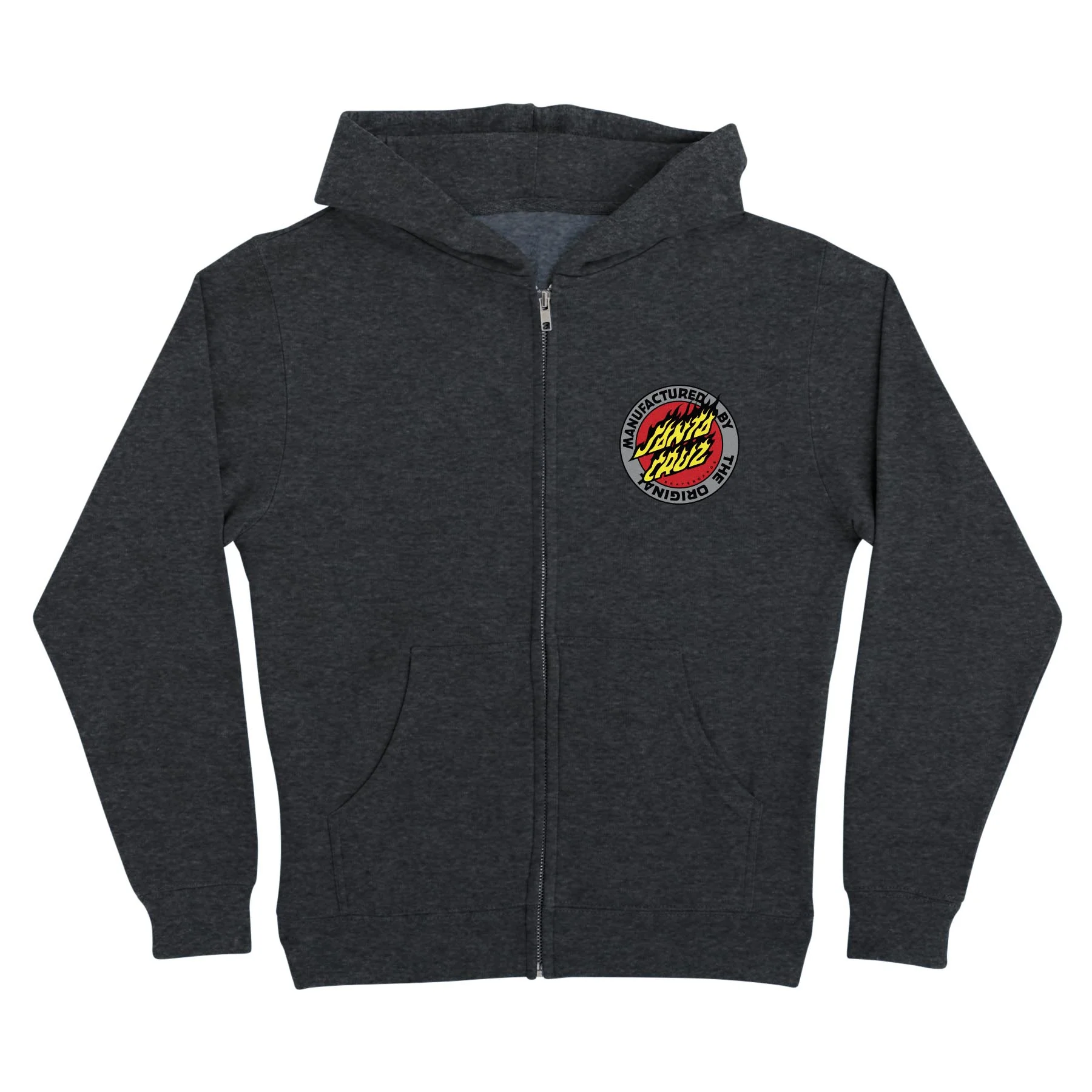 Flamed MFG Dot Santa Cruz Youth Zip Hoodie - Image 3