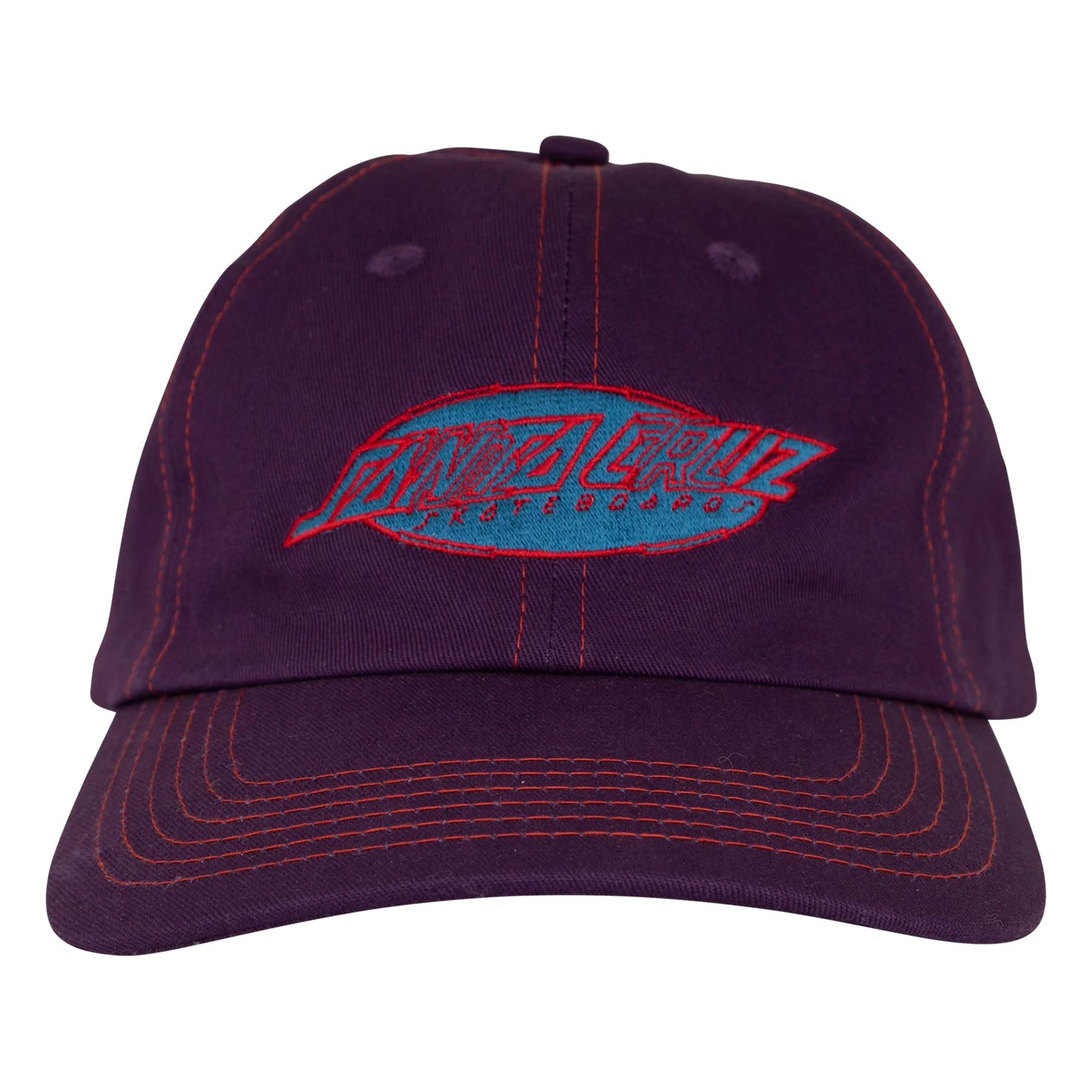 Fracture Oval Dot Snapback Womens Santa Cruz Hat - Image 3