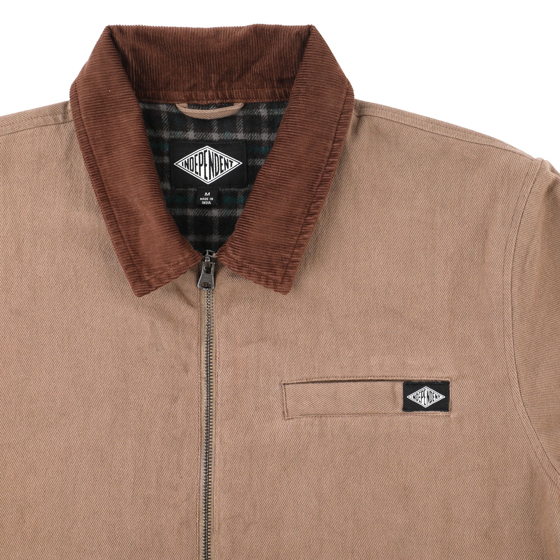 Free On The Streets Mens Independent Canvas Work Jacket - Image 3