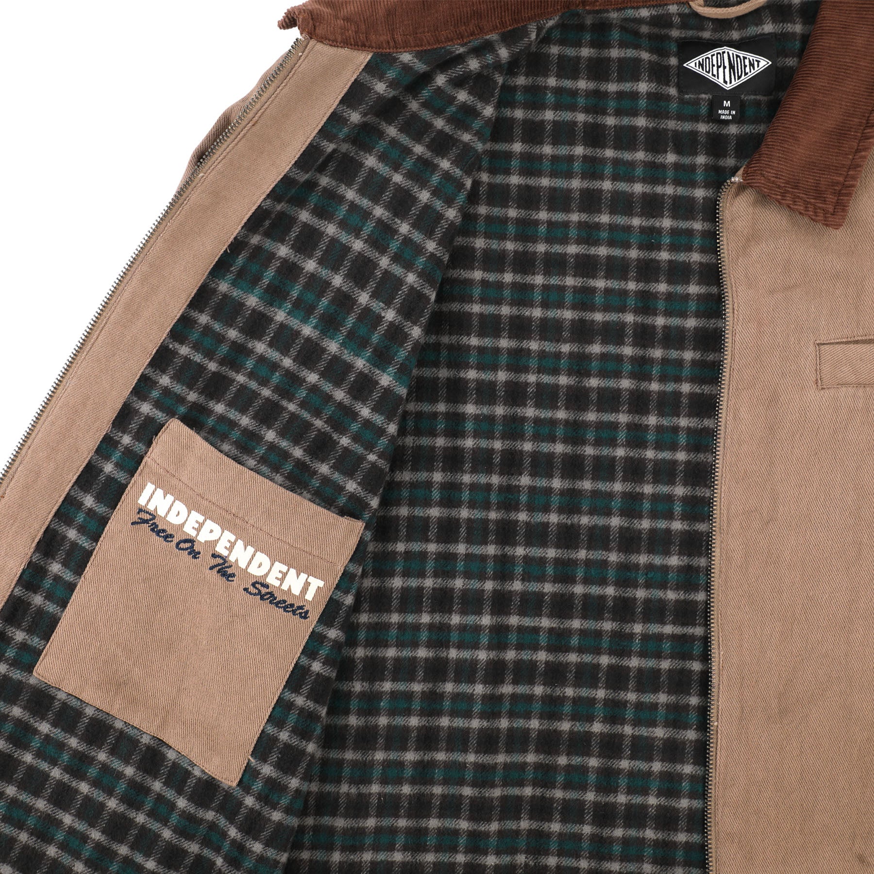 Free On The Streets Mens Independent Canvas Work Jacket - Image 4