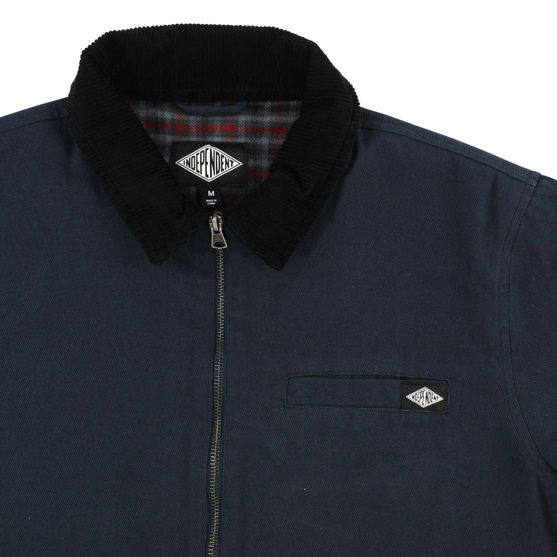 Free On The Streets Mens Independent Canvas Work Jacket - Image 8