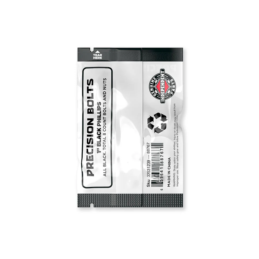 1in Phillips Independent Genuine Parts Black Hardware - Image 3