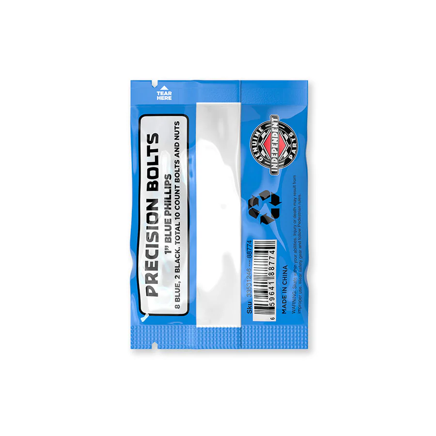 1in Phillips Independent Genuine Parts Blue/Black Hardware - Image 3