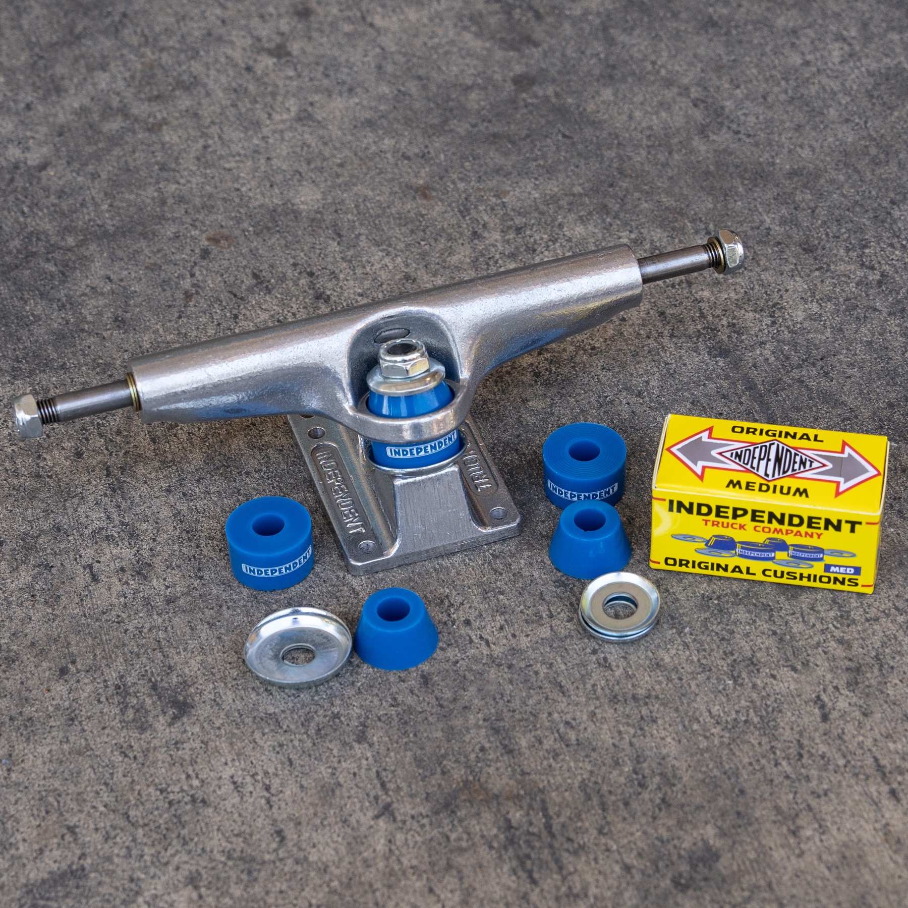 Medium 92a Original Independent Stage 4 Genuine Parts Blue Cushions - Image 2