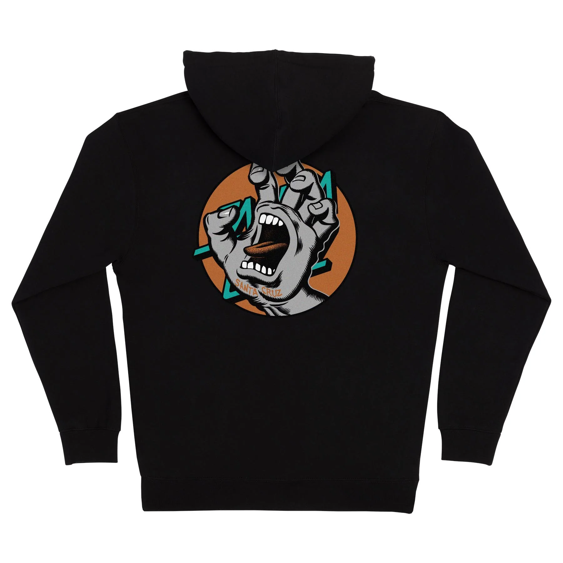 Hand Dot Mens Santa Cruz Zip Hoodie - Image 2