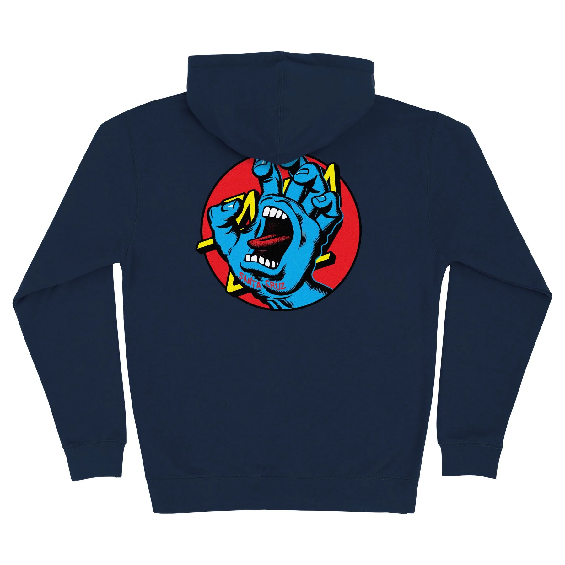Hand Dot Mens Santa Cruz Zip Hoodie - Image 4