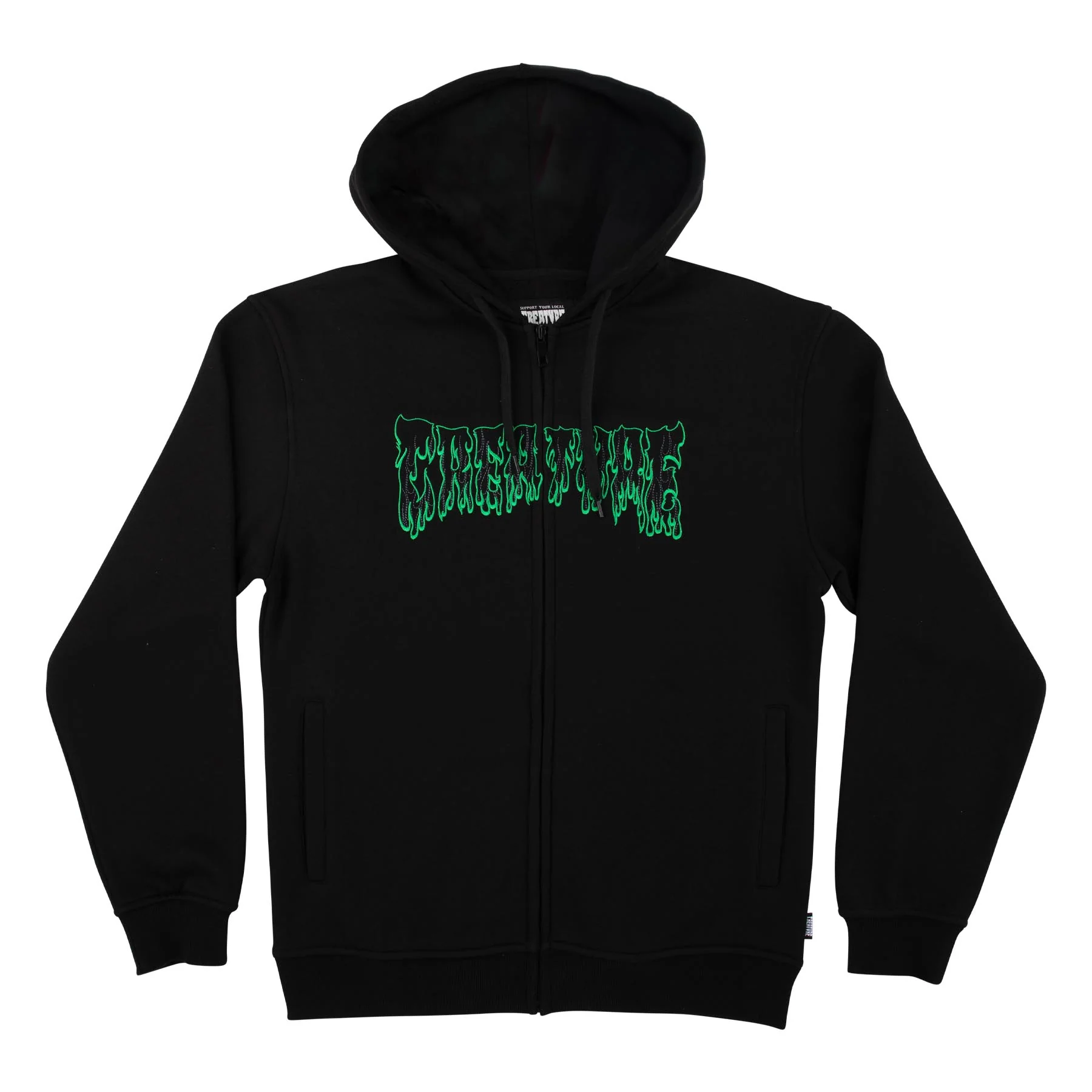 Hesher Flame Mens Creature Zip Hoodie