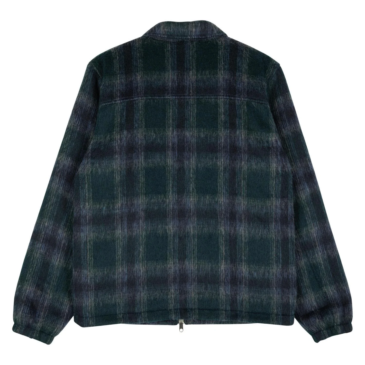 Hideout Zip Brushed Plaid Santa Cruz Mens Jacket - Image 3