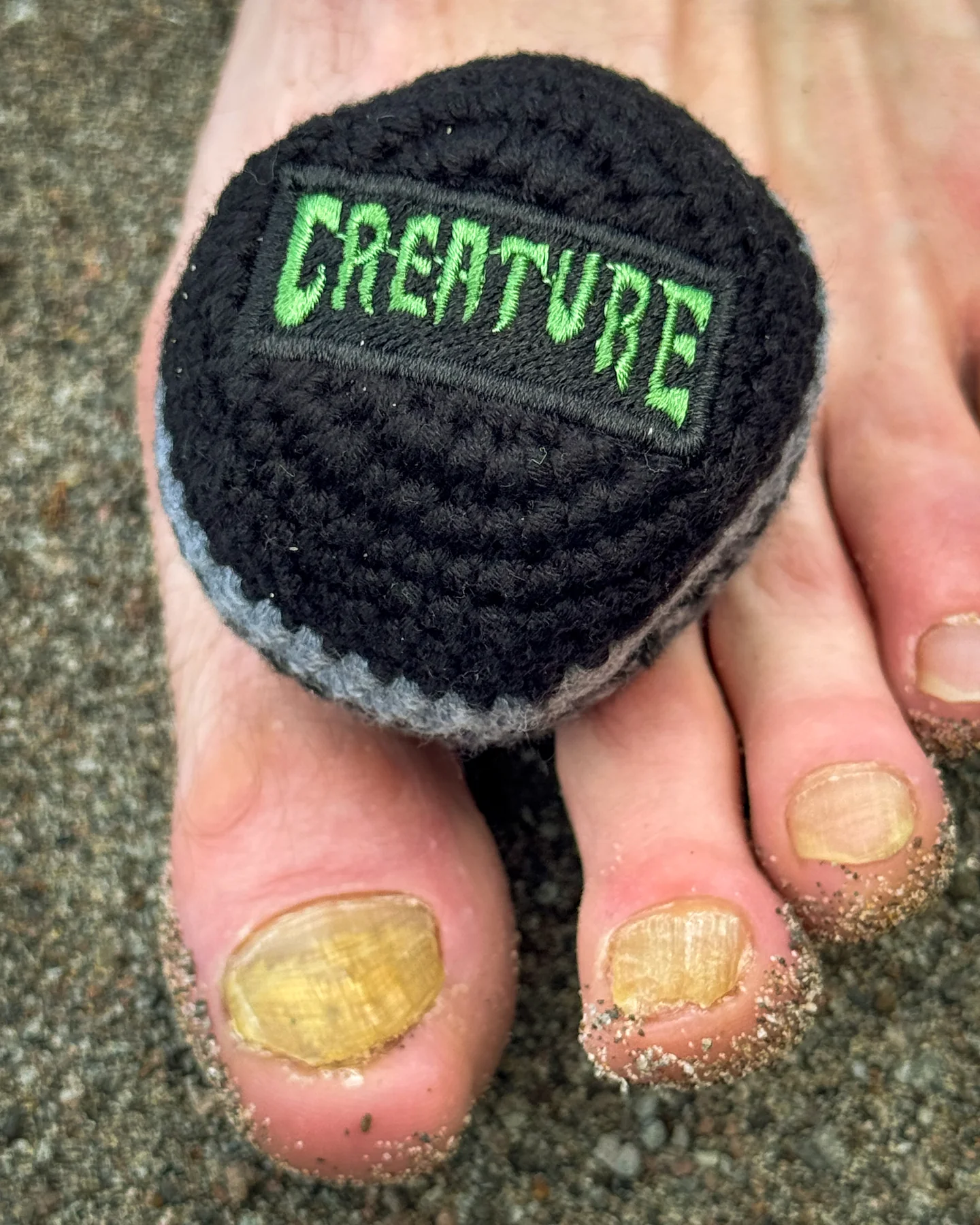High Country Creature Crochet Foot Bag - Image 4