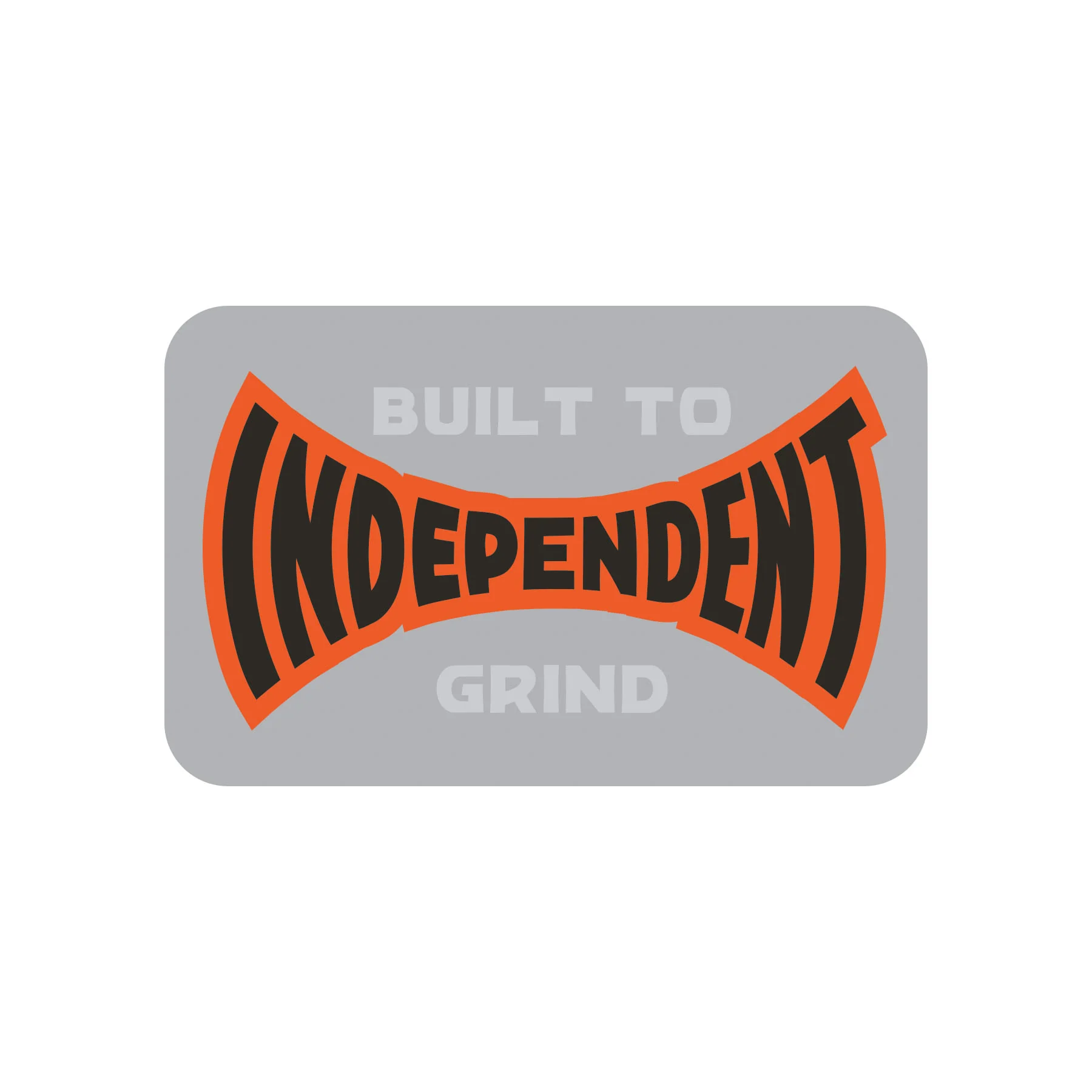Built to Grind 6in Independent Clear Sticker (5 Pack)