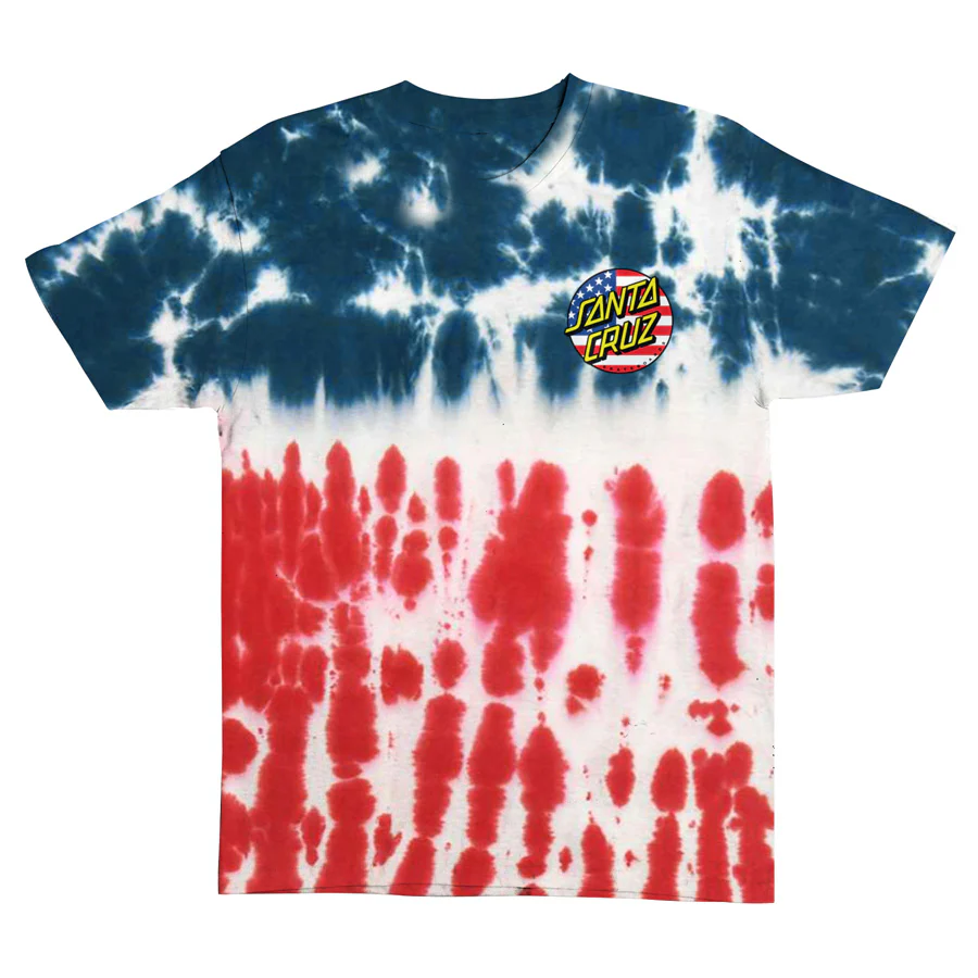 July 4th Dot Mens Santa Cruz T-Shirt - Image 3