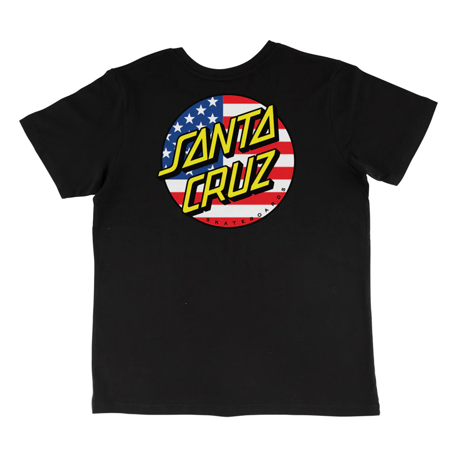 July 4th Dot Womens Santa Cruz T-Shirt - Image 2