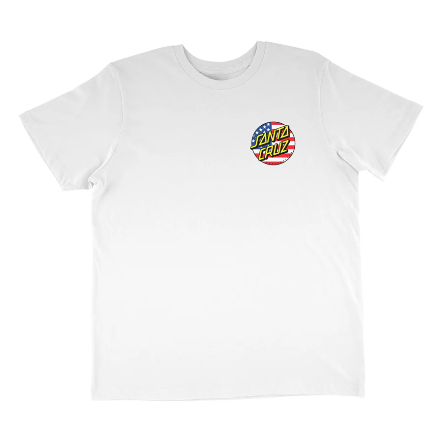 July 4th Dot Womens Santa Cruz T-Shirt - Image 3