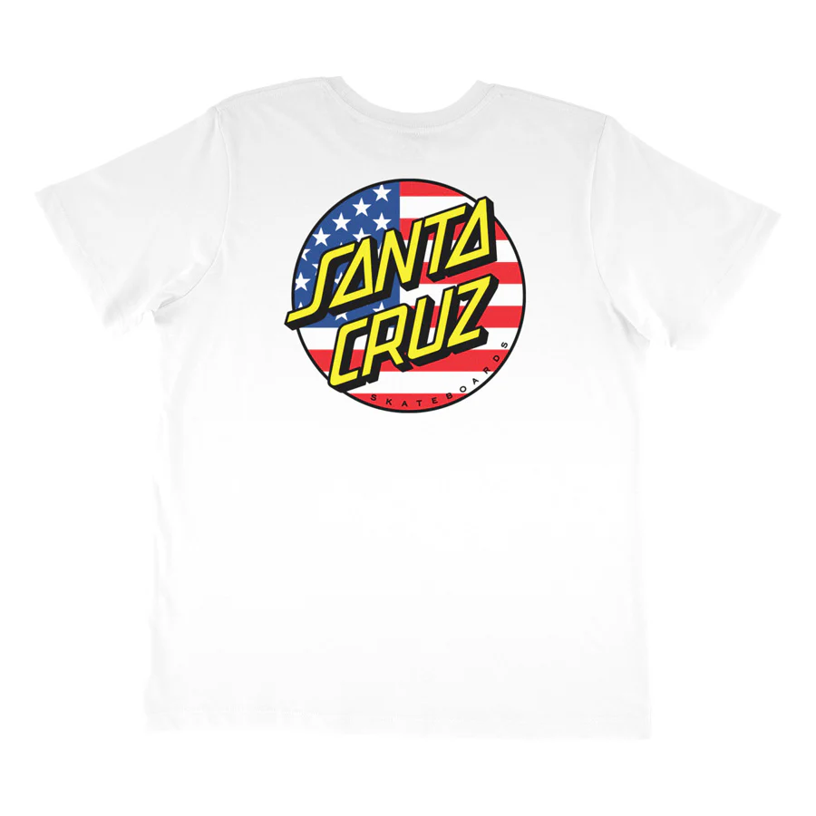 July 4th Dot Womens Santa Cruz T-Shirt - Image 4