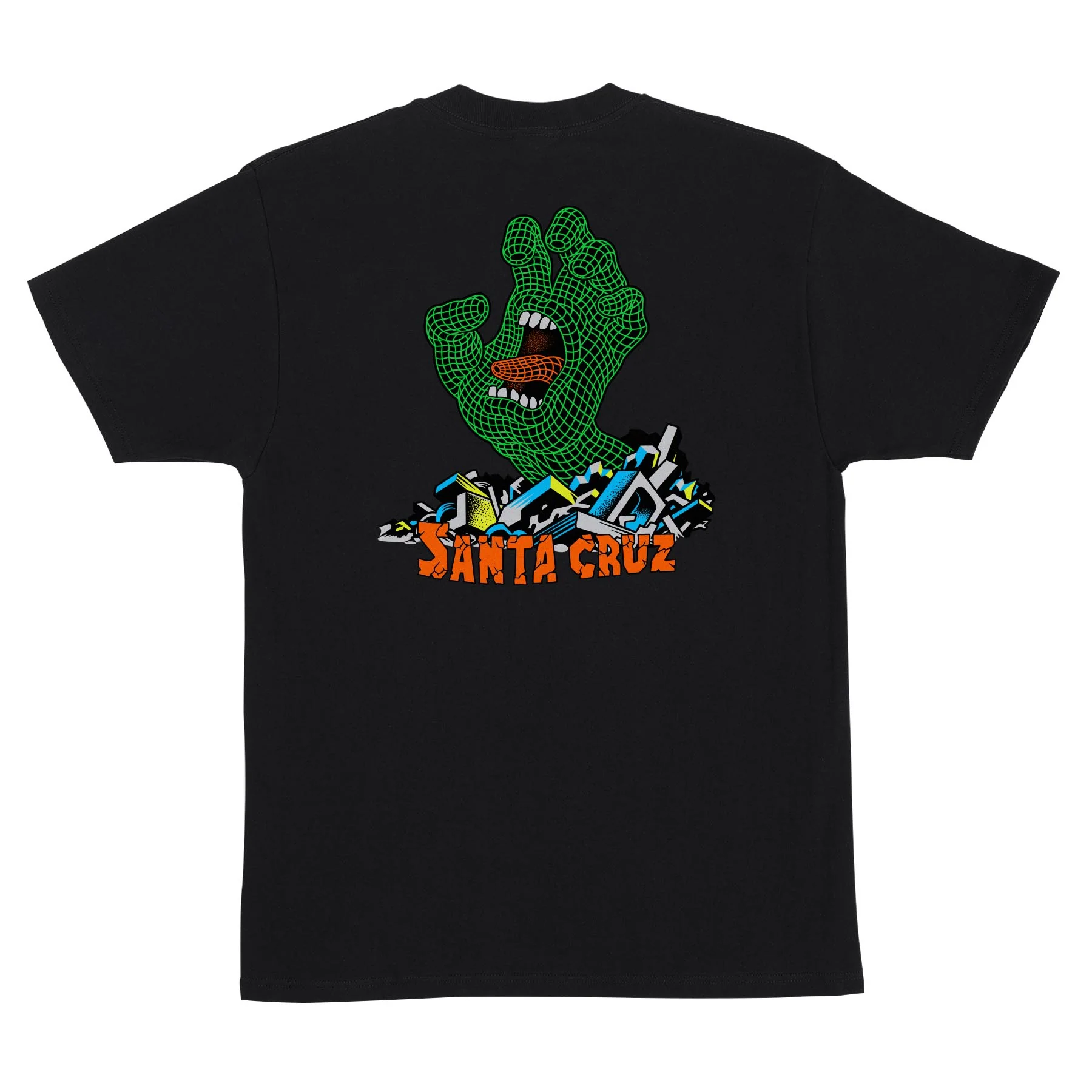 Kendall Grid Hand Mens Santa Cruz T-Shirt - Image 2