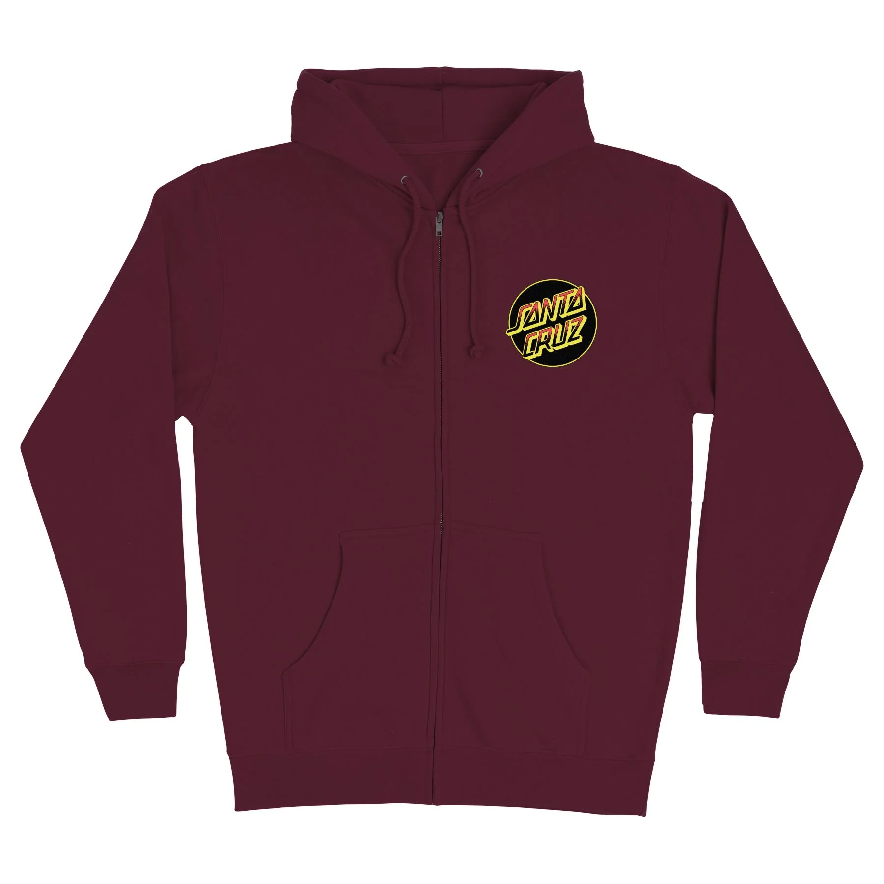 Kendall Wolf Dot Mens Santa Cruz Zip Hoodie - Image 2