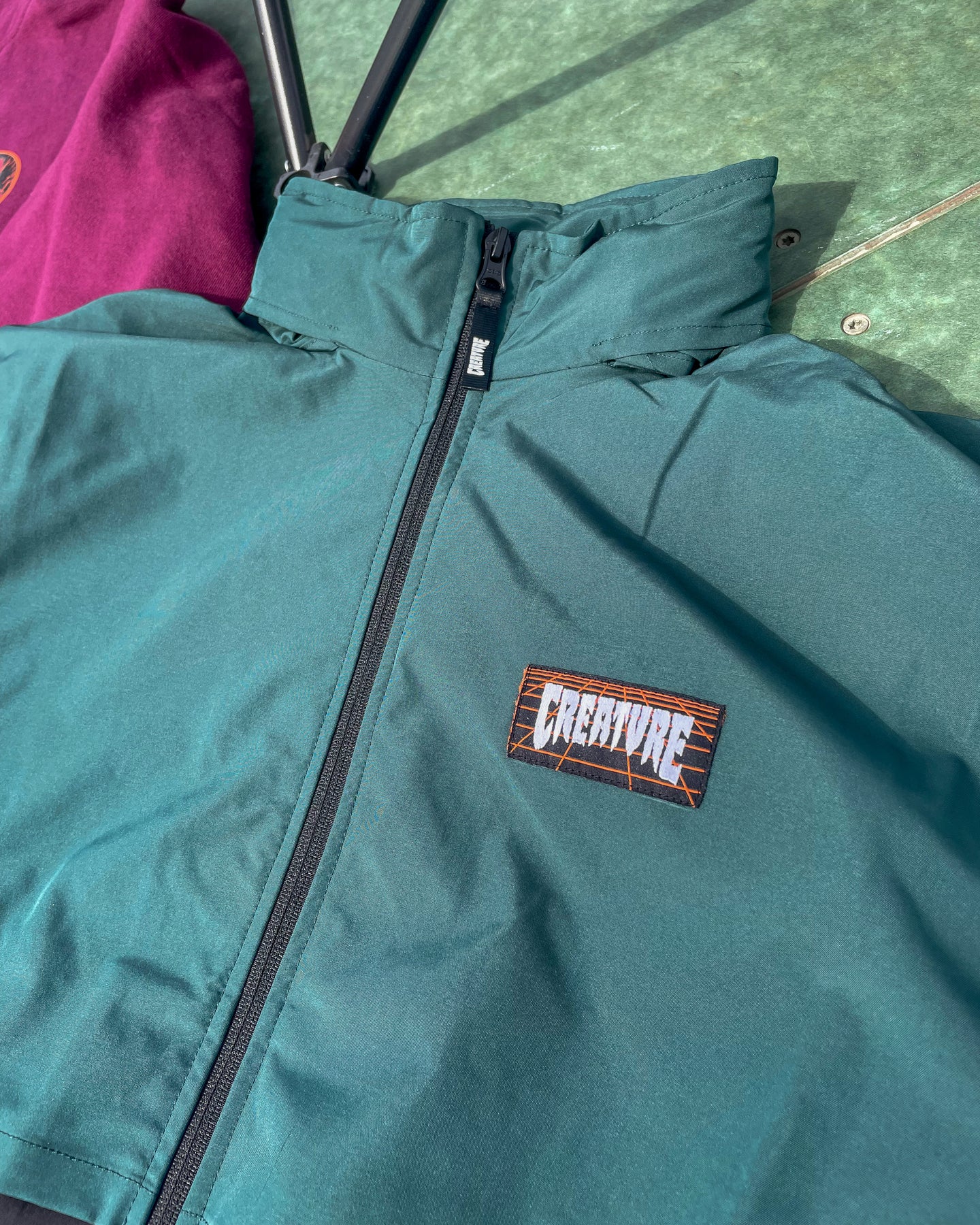 Lost At Sea Mens Creature Packable Windbreaker - Image 10