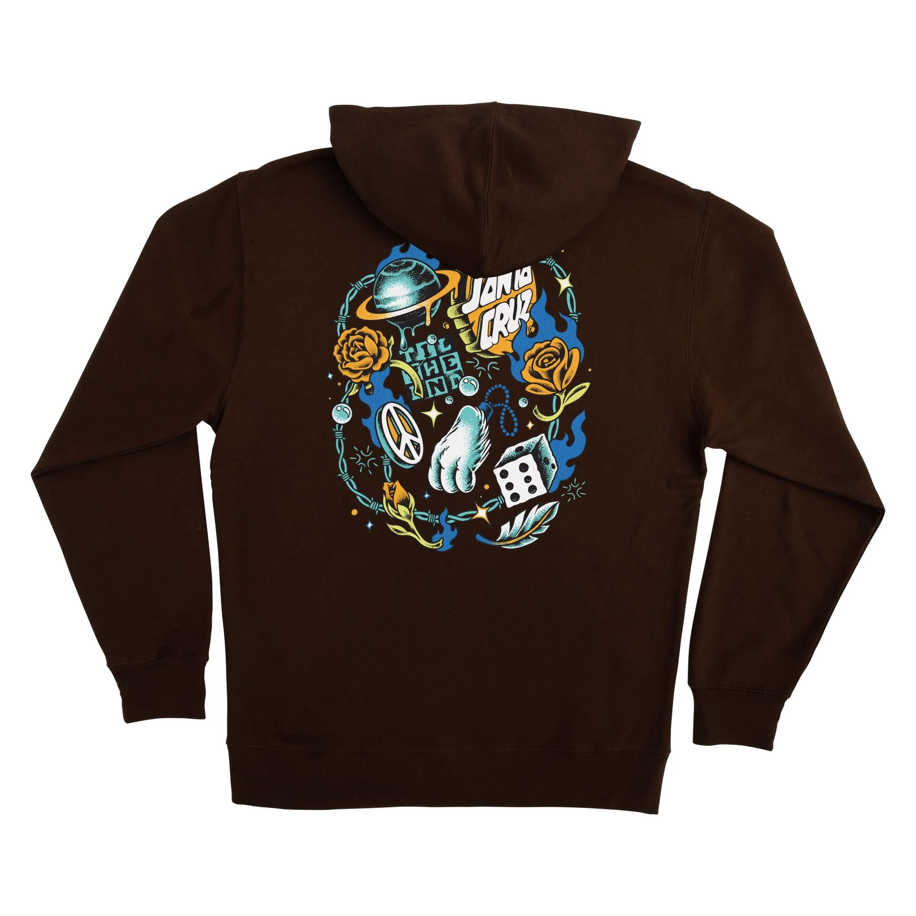 Lucky Day Womens Santa Cruz Hoodie - Image 3