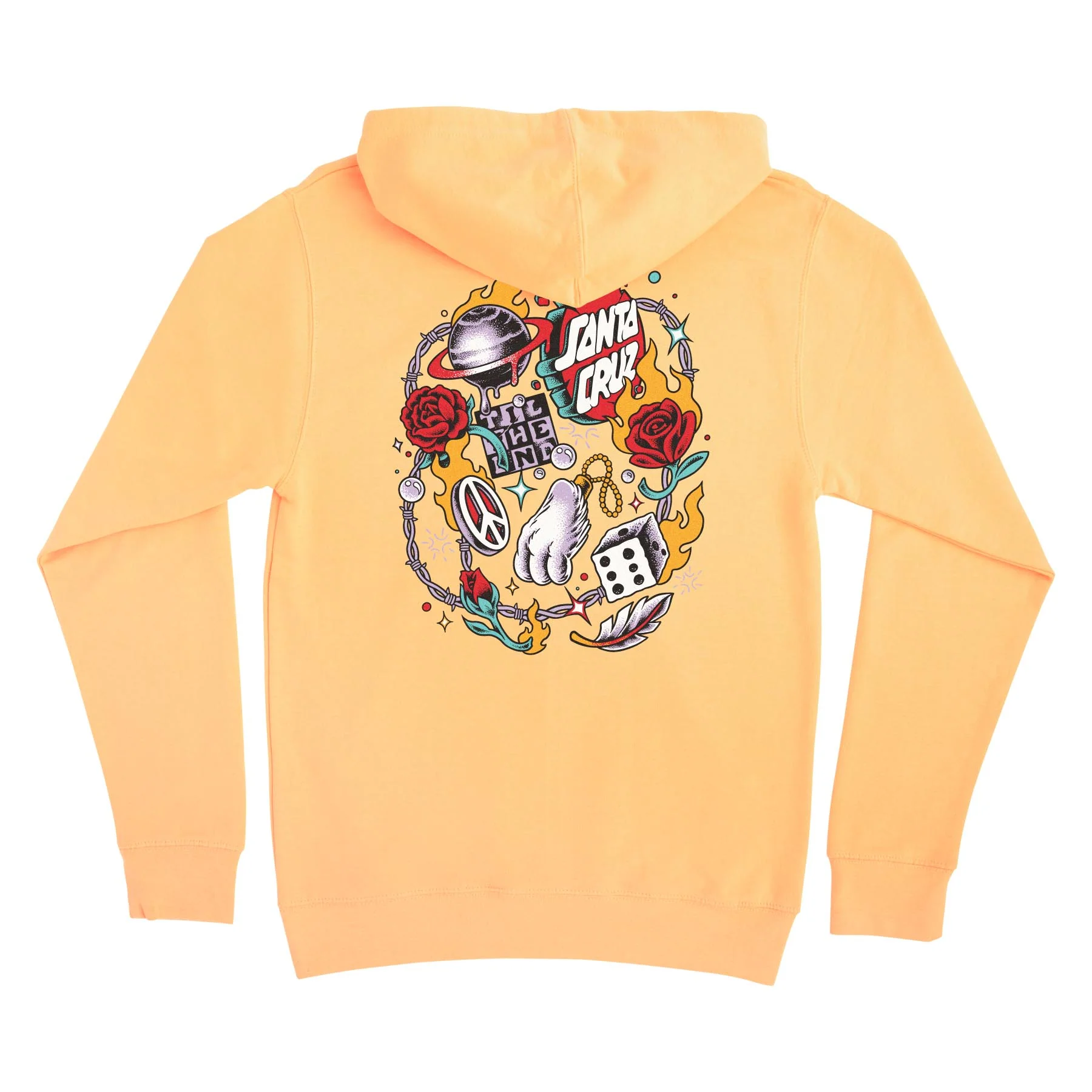 Lucky Day Womens Santa Cruz Hoodie - Image 4