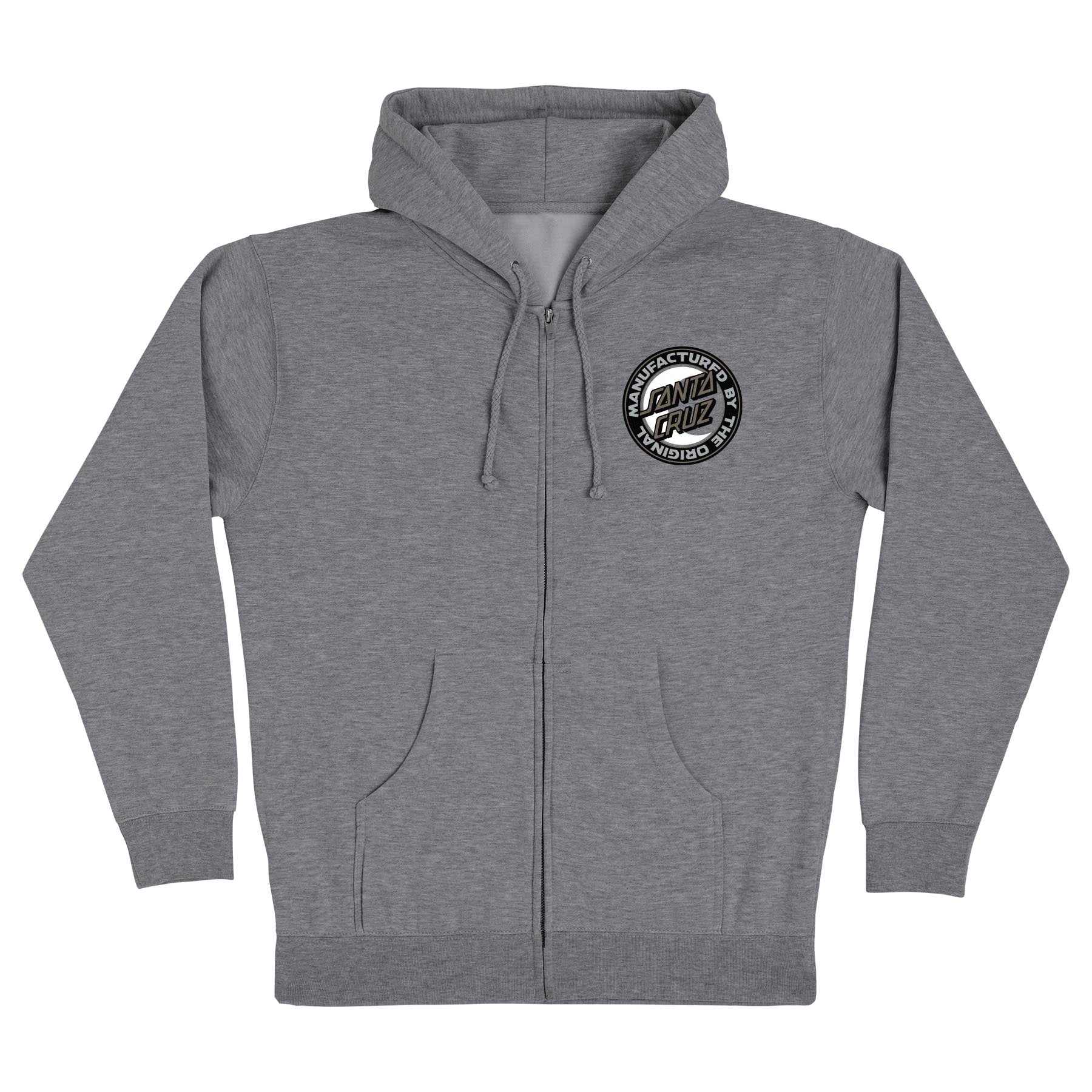 MFG Moon Dot Mens Santa Cruz Zip Hoodie - Image 3