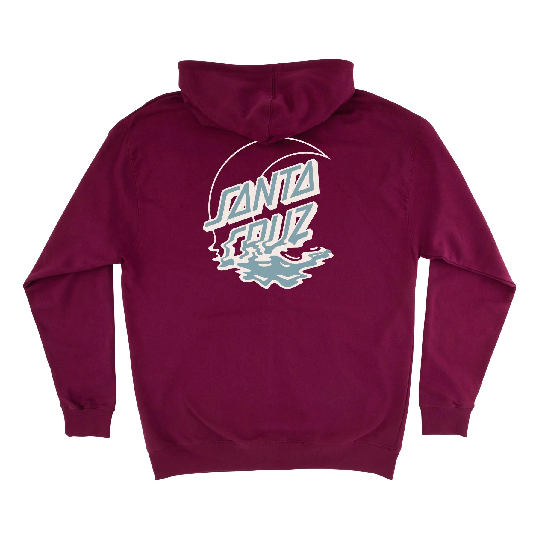 Moon Dot Reflection Womens Santa Cruz Zip Hoodie - Image 4