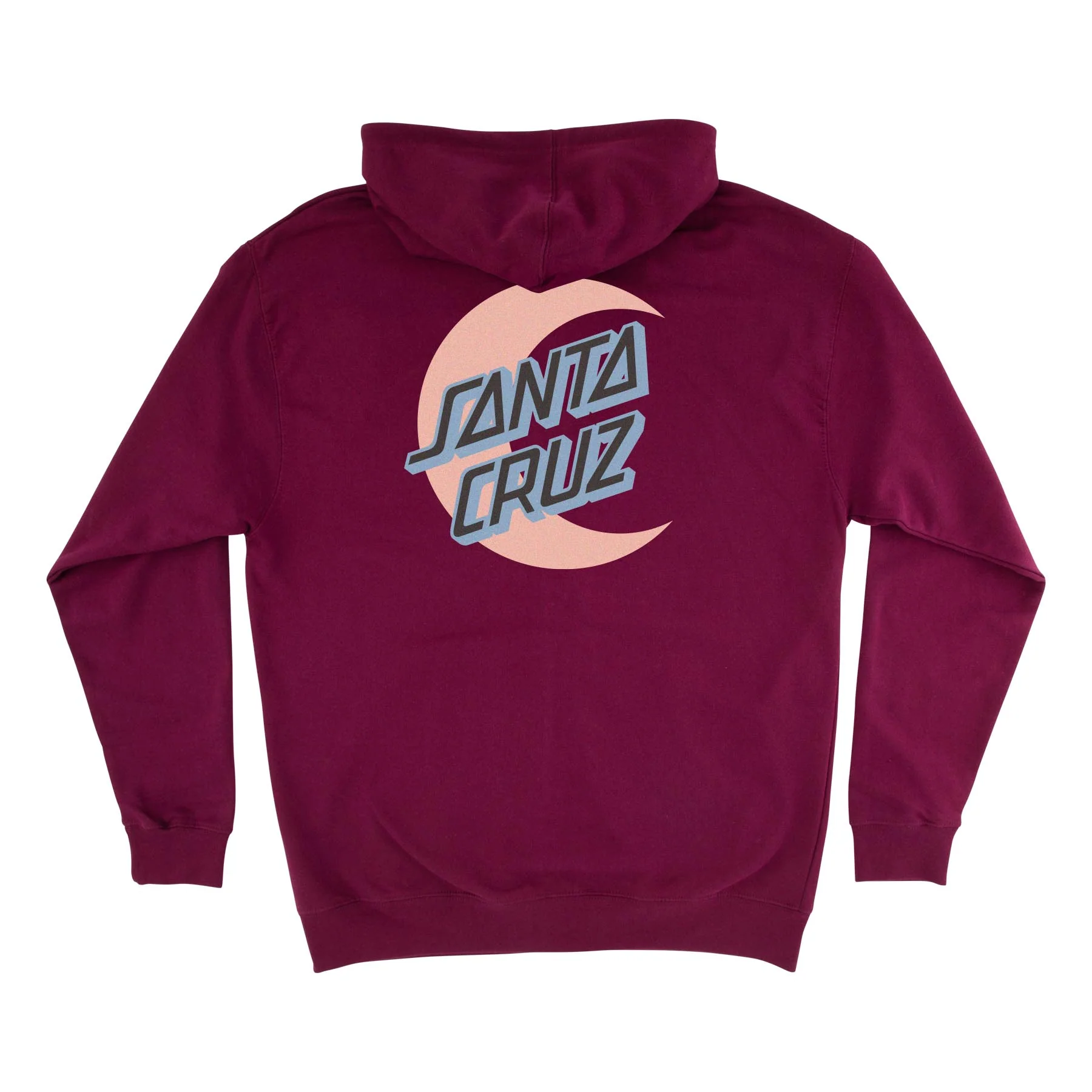 Moon Dot Womens Santa Cruz Zip Hoodie - Image 7
