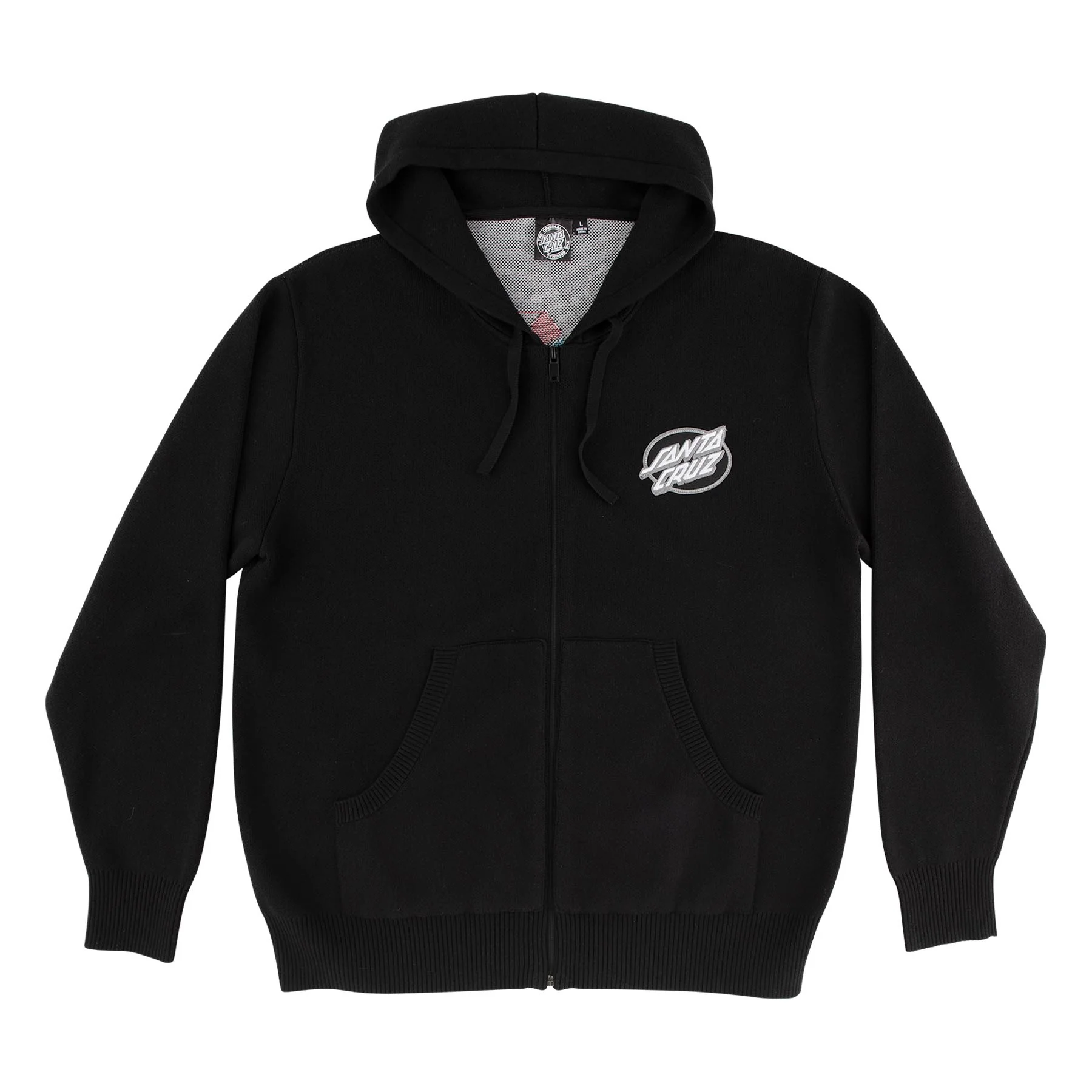 Natas Panther Mens Santa Cruz Zip Hoodie