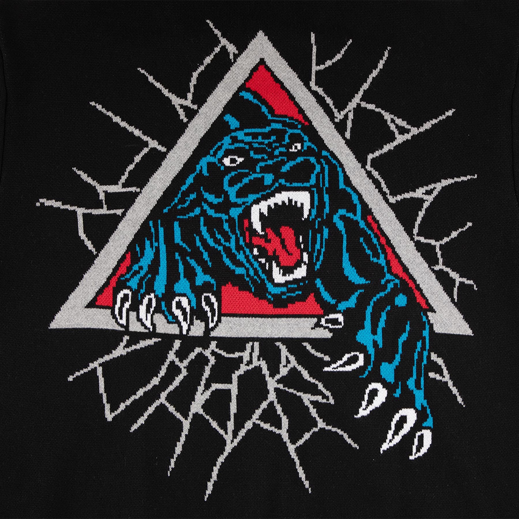 Natas Panther Mens Santa Cruz Zip Hoodie - Image 3