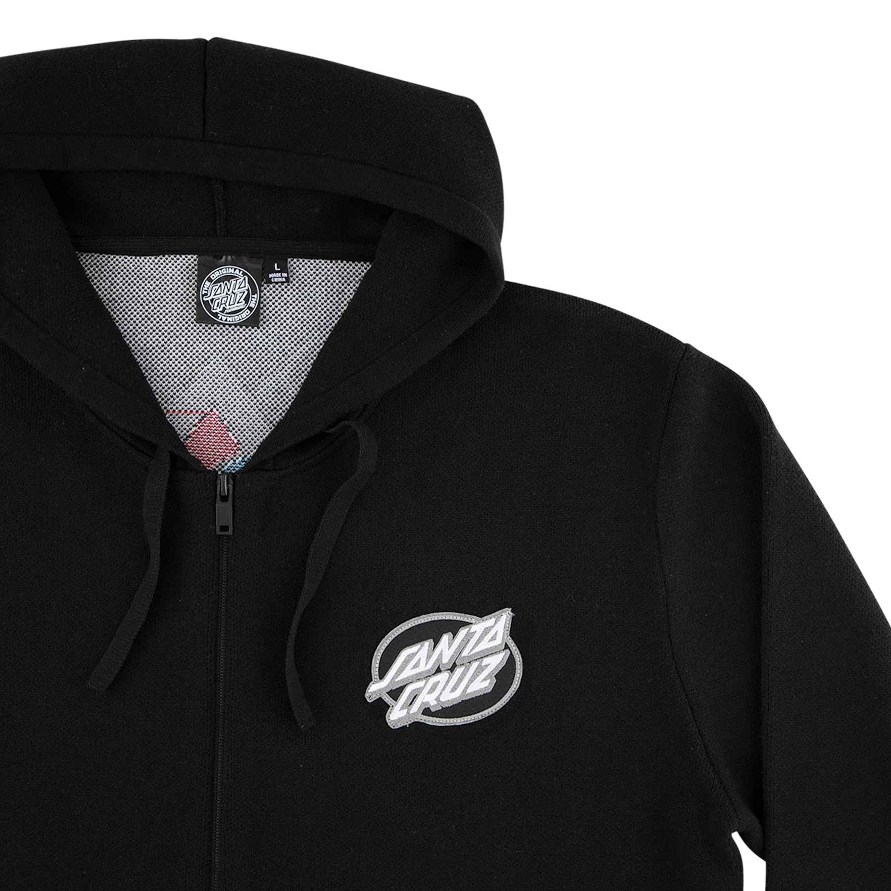 Natas Panther Mens Santa Cruz Zip Hoodie - Image 5