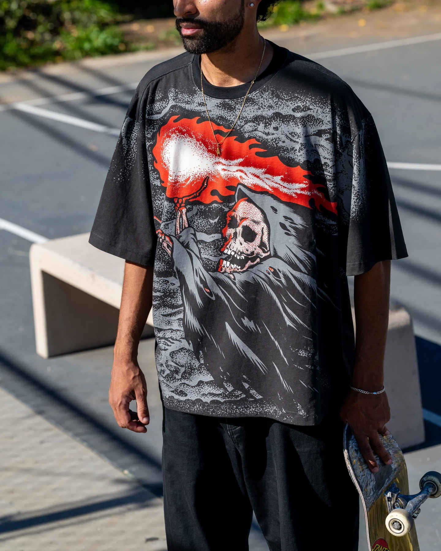 O'Brien Reaper Mens Santa Cruz All Over Print T-Shirt - Image 4